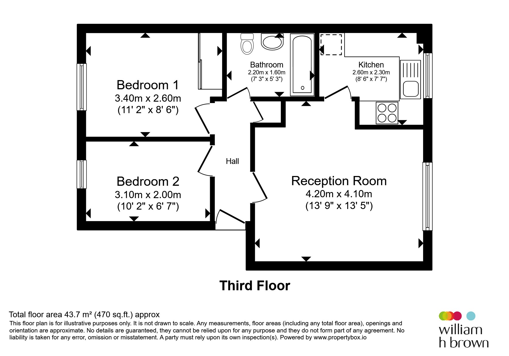 96, Dads Wood, Harlow floorplan