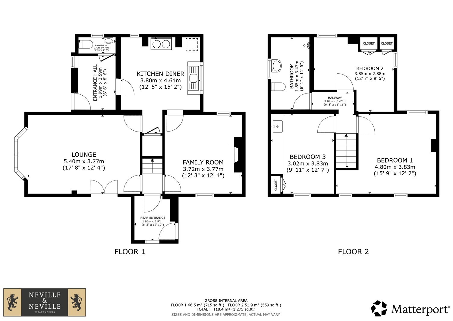 Forge House,, Swansbrook Lane, Heathfield floorplan