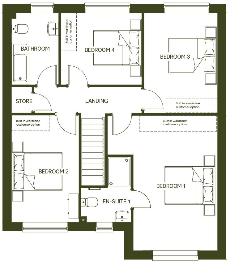 The Chatsworth, Lower Hays, Daresbury floorplan