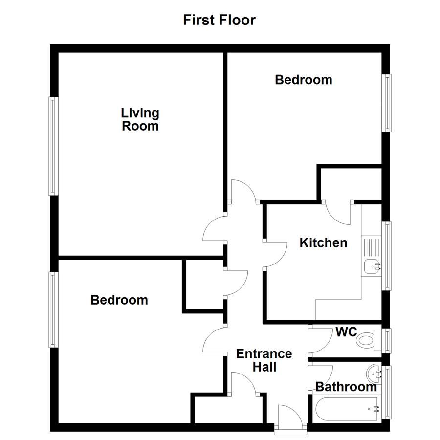 2 Bedrooms Flat for sale in Waldgrooms, Dunmow CM6