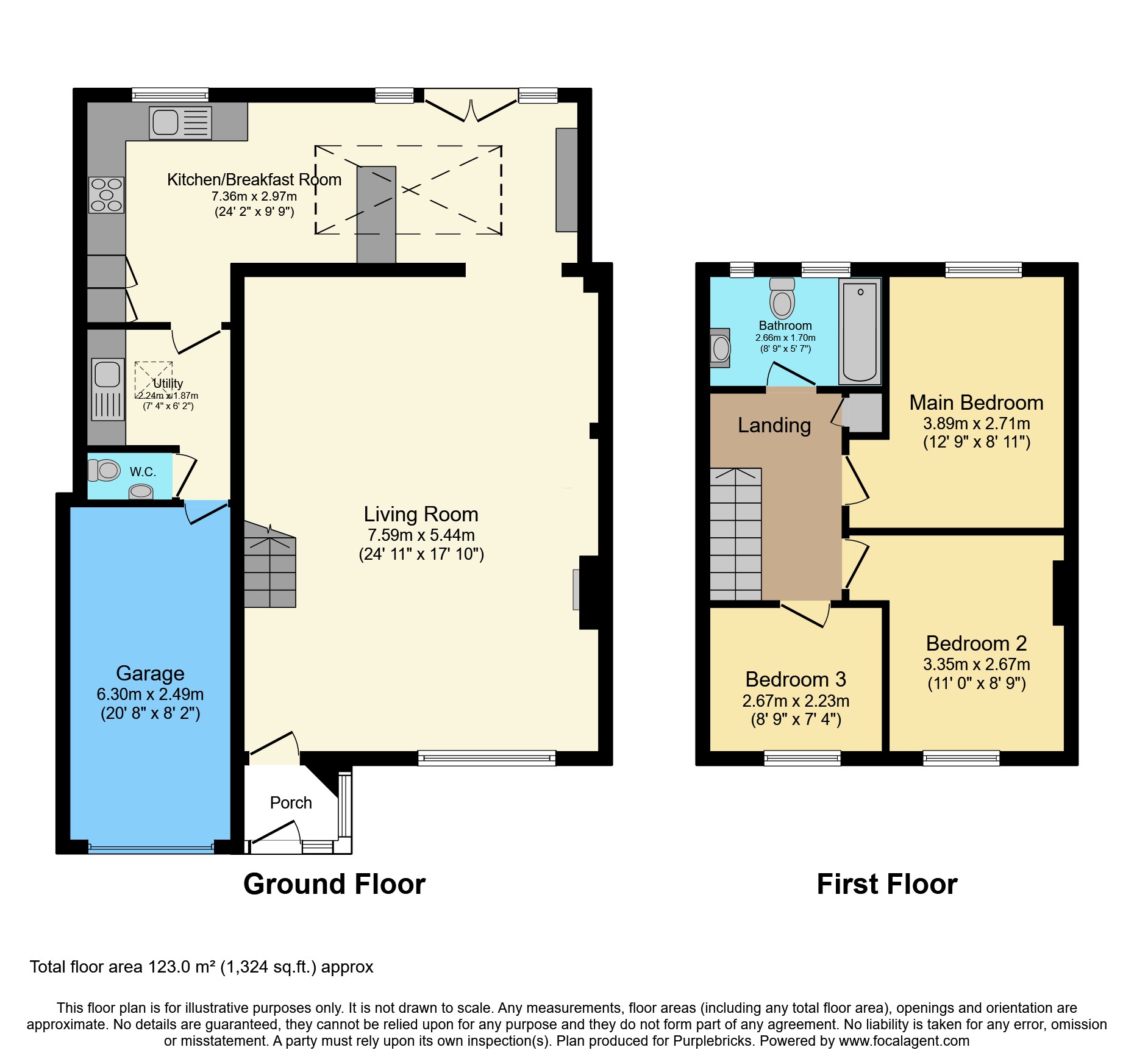 28, Darby Green Lane, Camberley floorplan