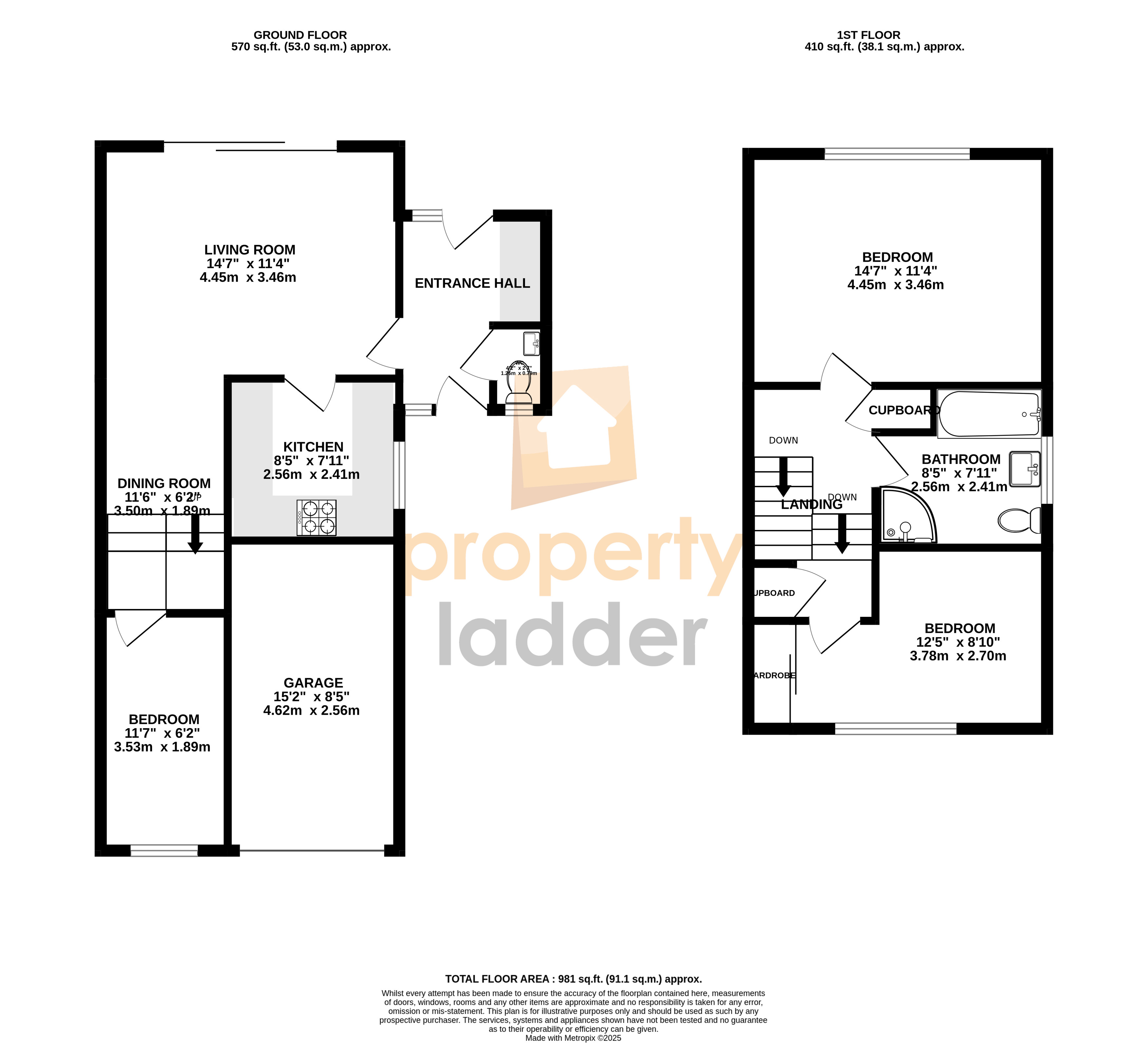 11, Amderley Drive, Norwich floorplan
