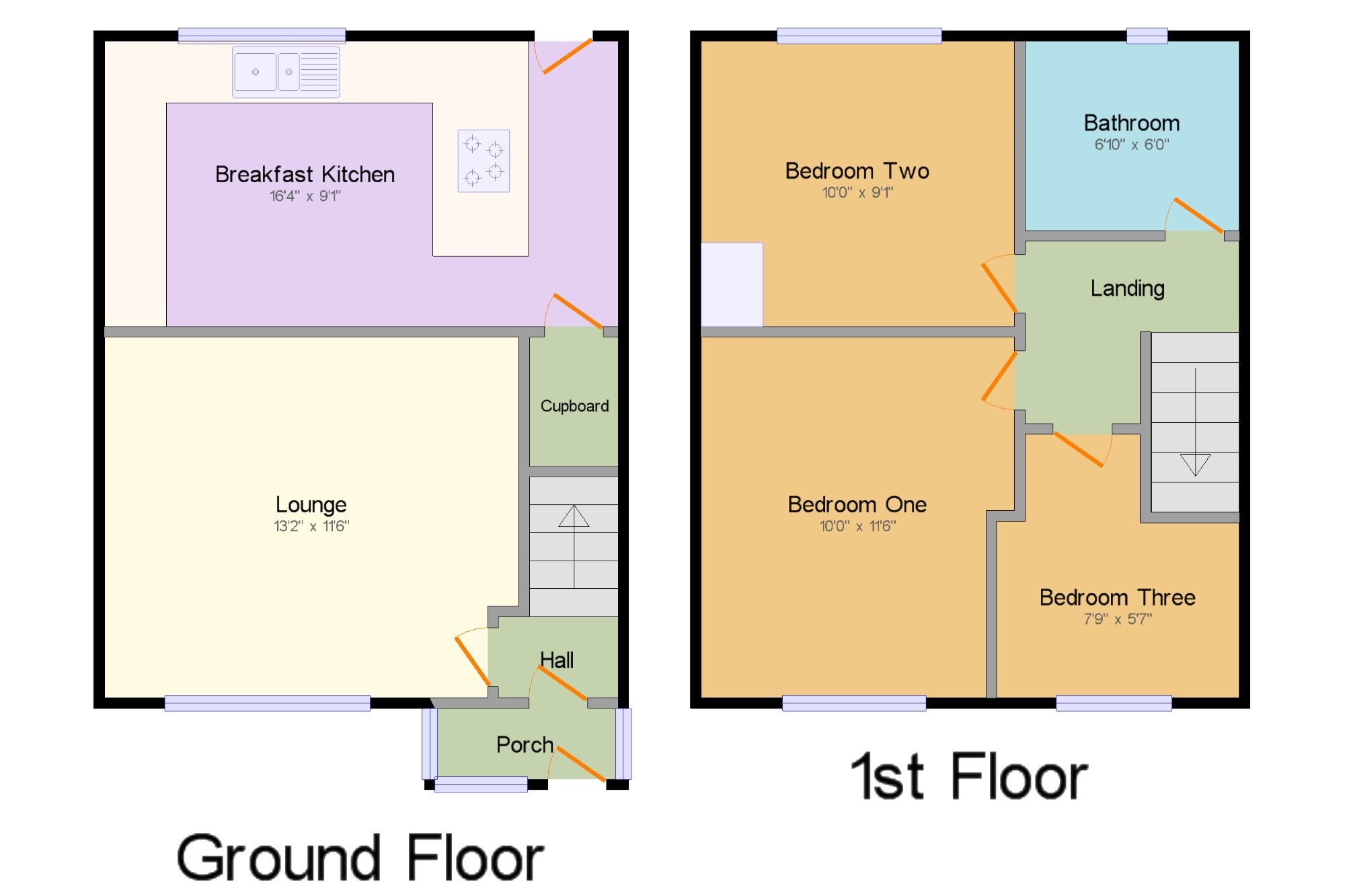 3 Bedrooms Terraced house for sale in Trenchard Close, Newton, Nottingham, Nottinghamshrie NG13