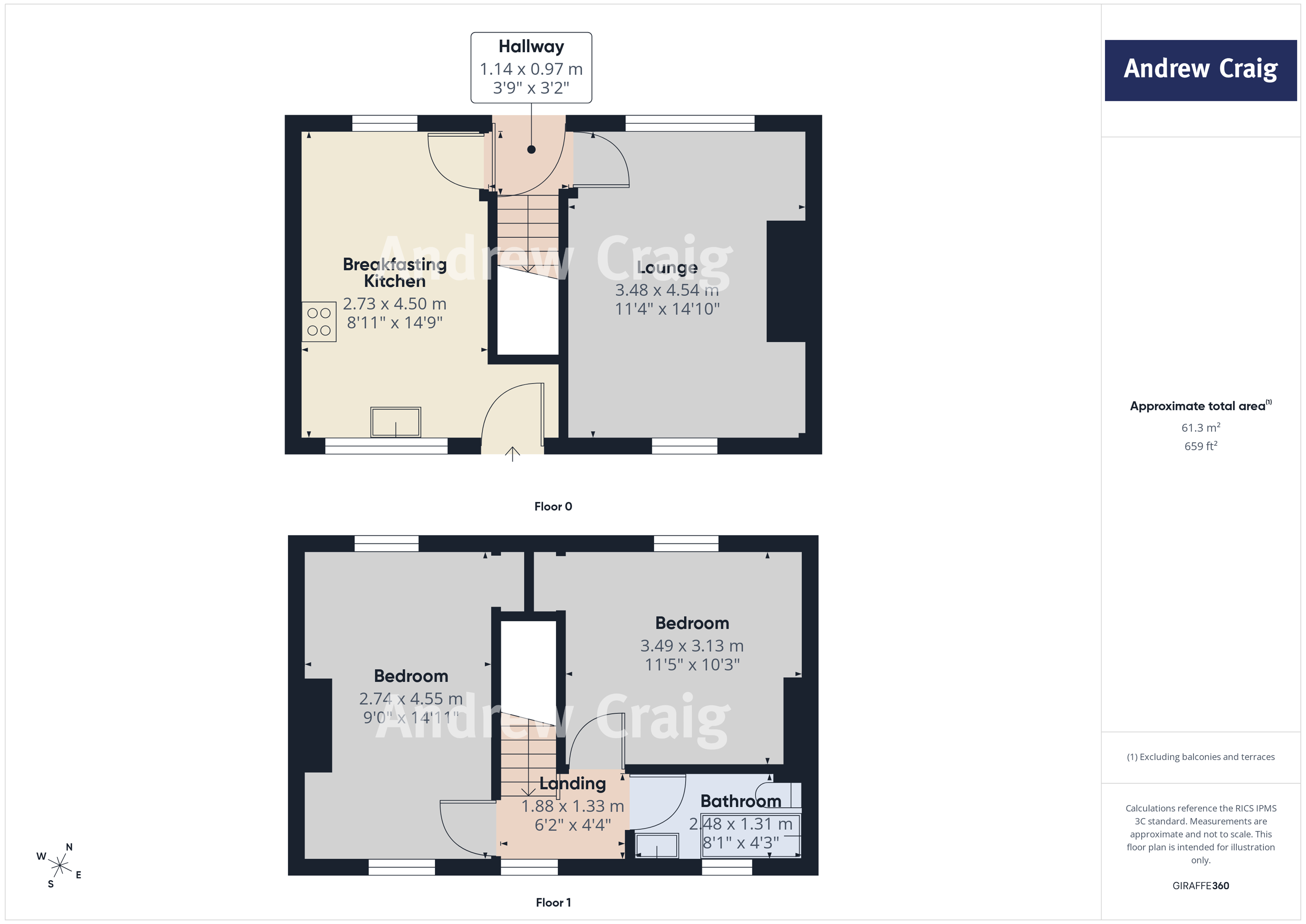 57 Malone Gardens, Birtley floorplan