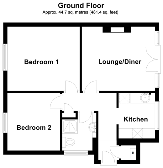 2 Bedrooms Maisonette for sale in Kingsley Grove, Reigate, Surrey RH2