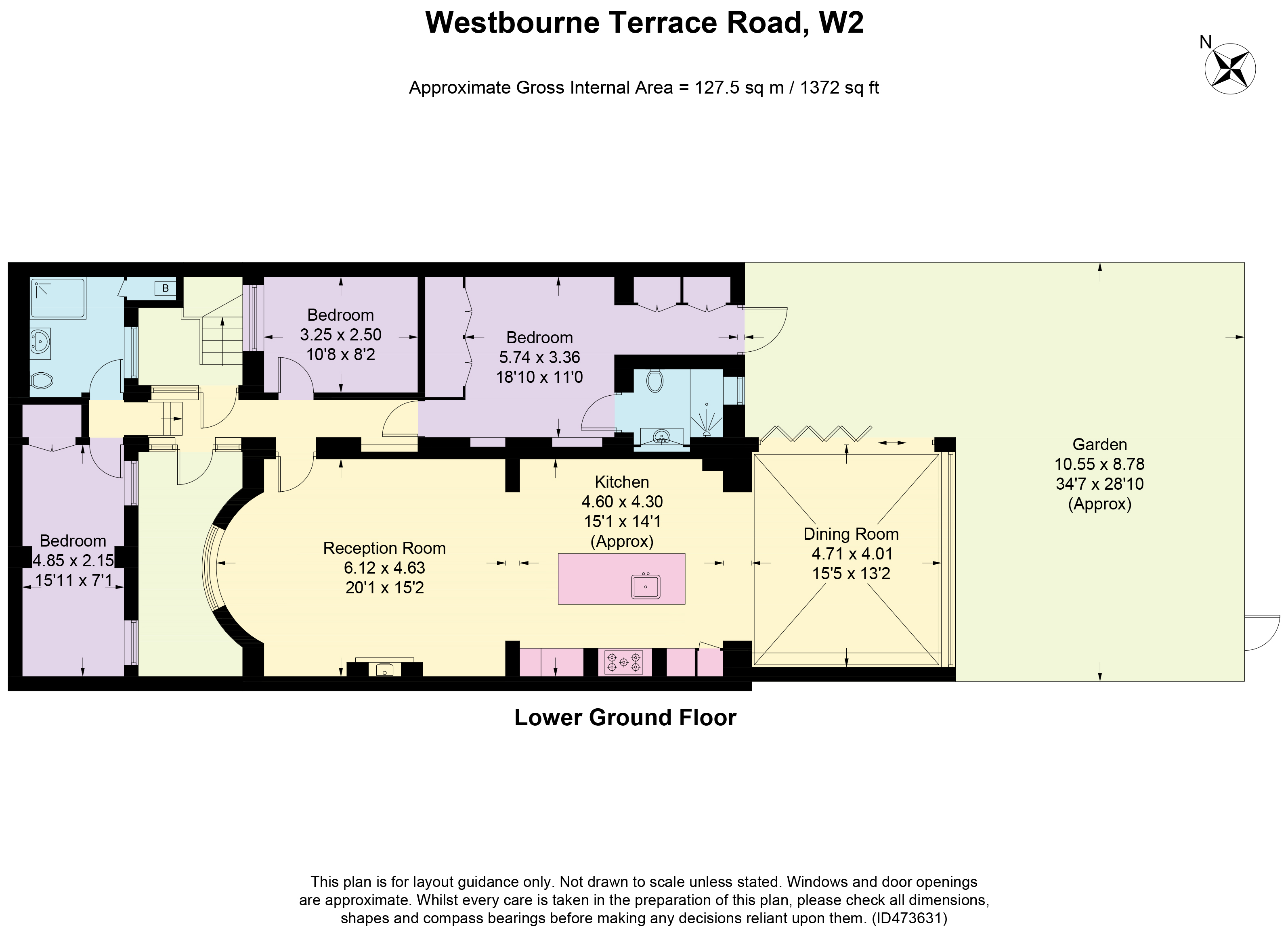 21a, Westbourne Terrace Road, Little Venice floorplan