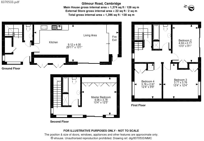 4 Bedrooms Town house to rent in Gilmour Road, Cambridge, Cambridgeshire CB2