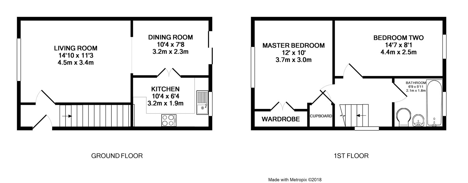 2 Bedrooms End terrace house to rent in Timberleys, Littlehampton BN17