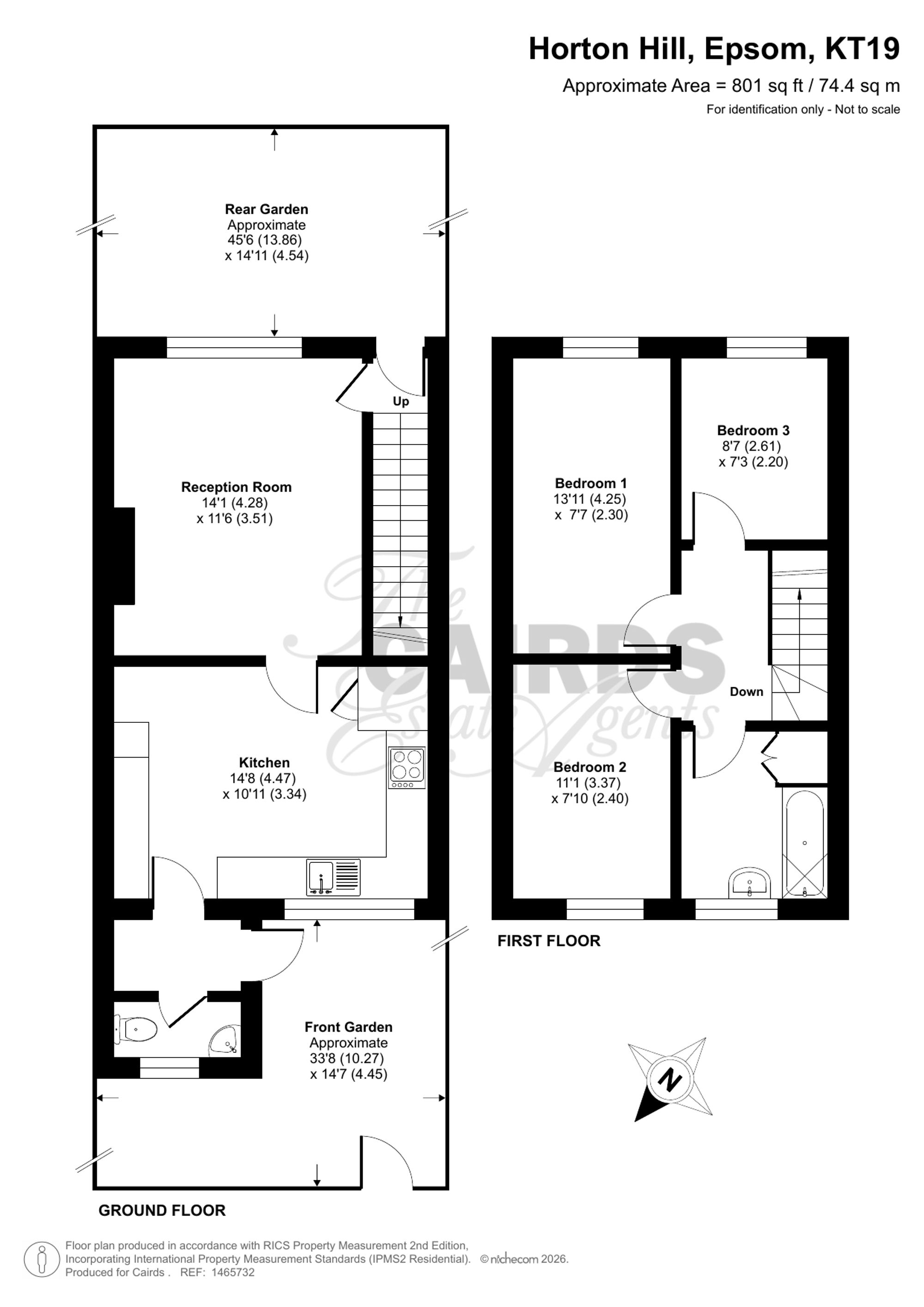 95 Horton Hill, Epsom floorplan