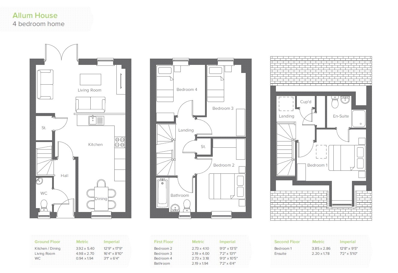 JULY 25% 4 Bed House Langley Park,, Langley Park, Foundry Lane, Wiltshire floorplan