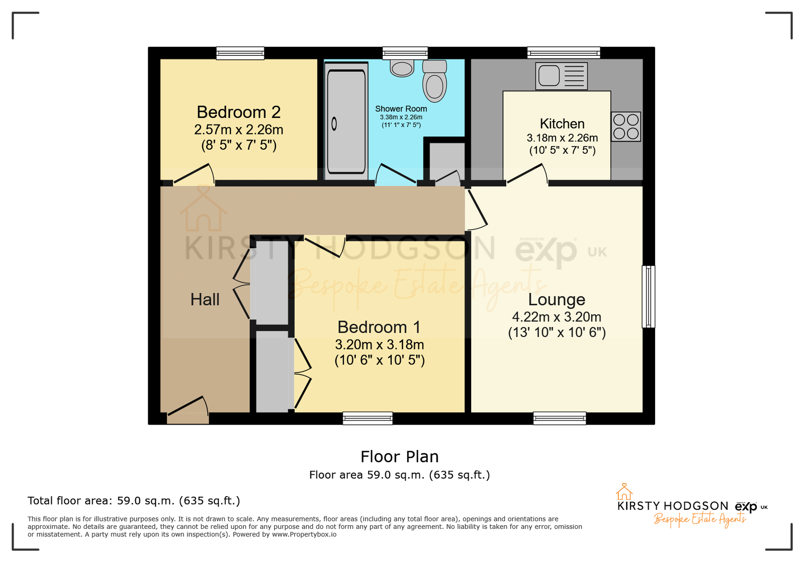 Ford Rise,Flat 10, Birches Nook, Stocksfield floorplan
