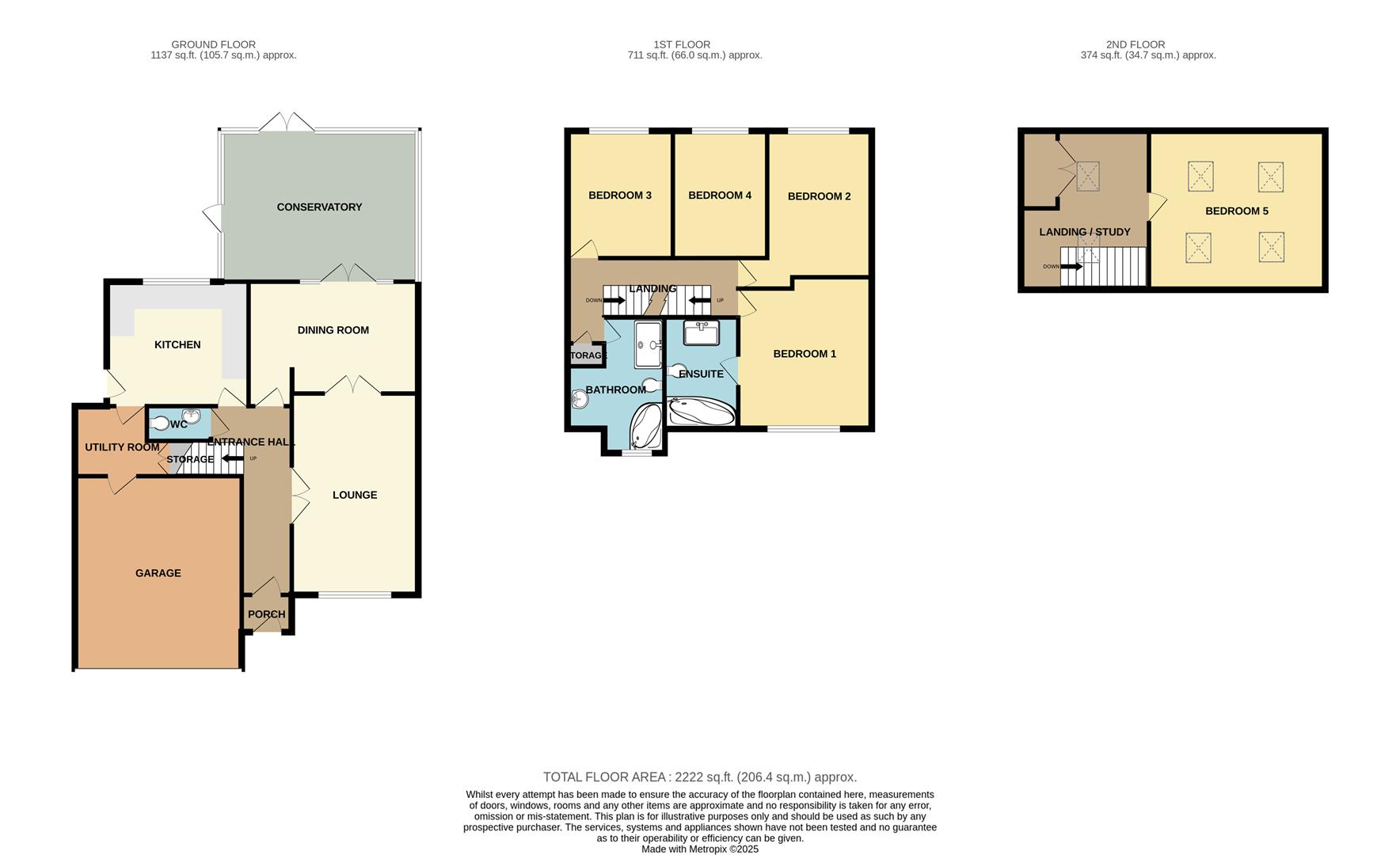 9, Pound Lane North, Basildon floorplan