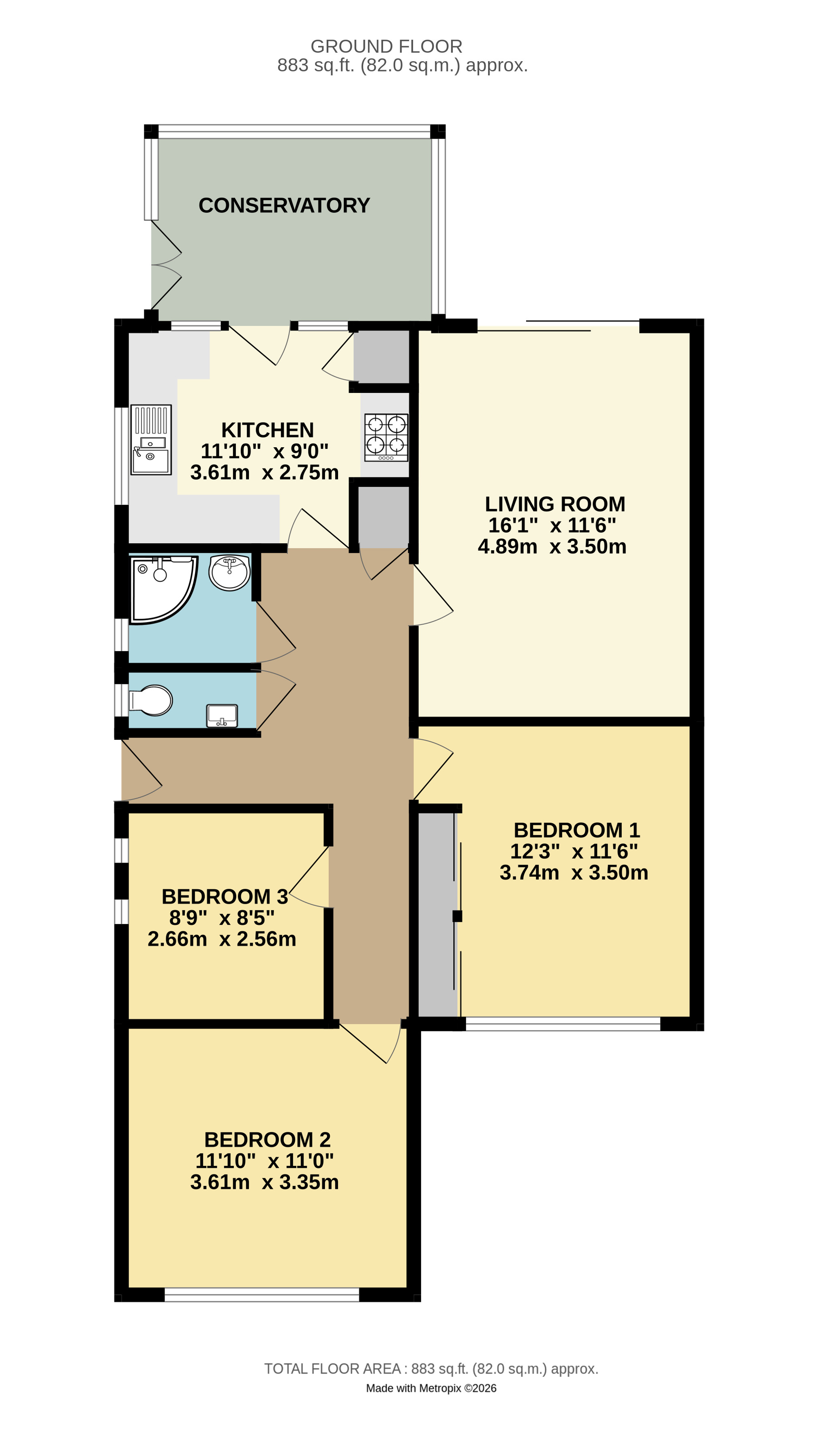76, Palmer Road, Angmering floorplan