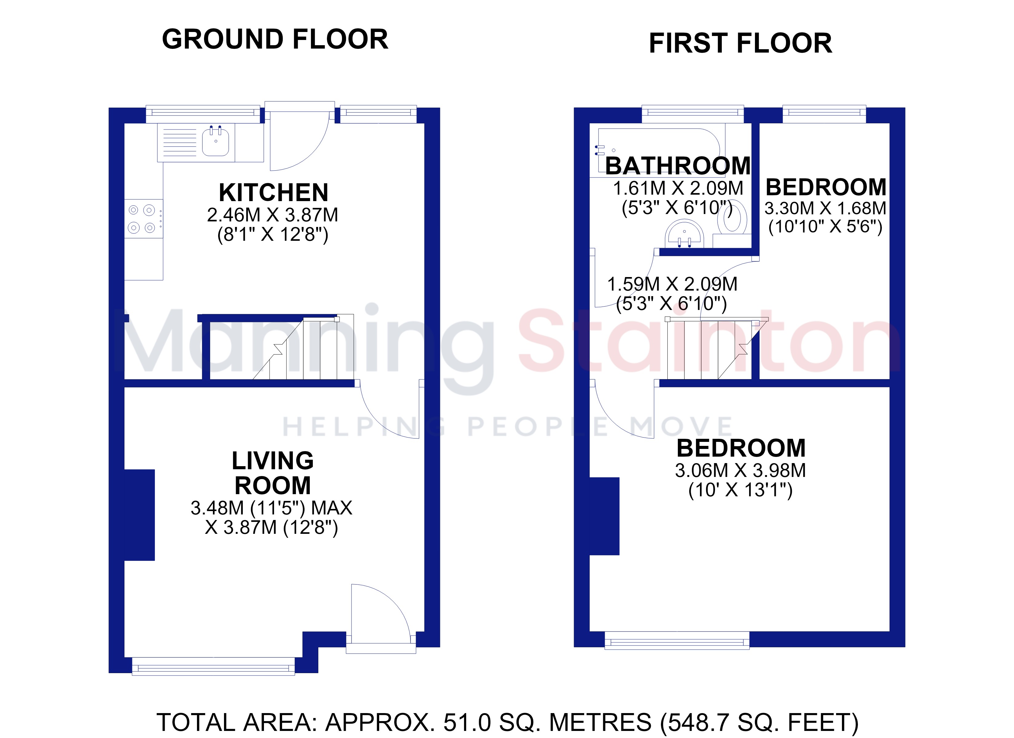 5, Henley Terrace, West Yorkshire floorplan