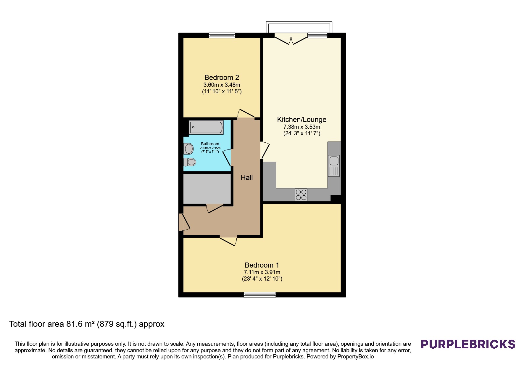 Flat 11/Potters Mews, Field Road, Wallasey floorplan
