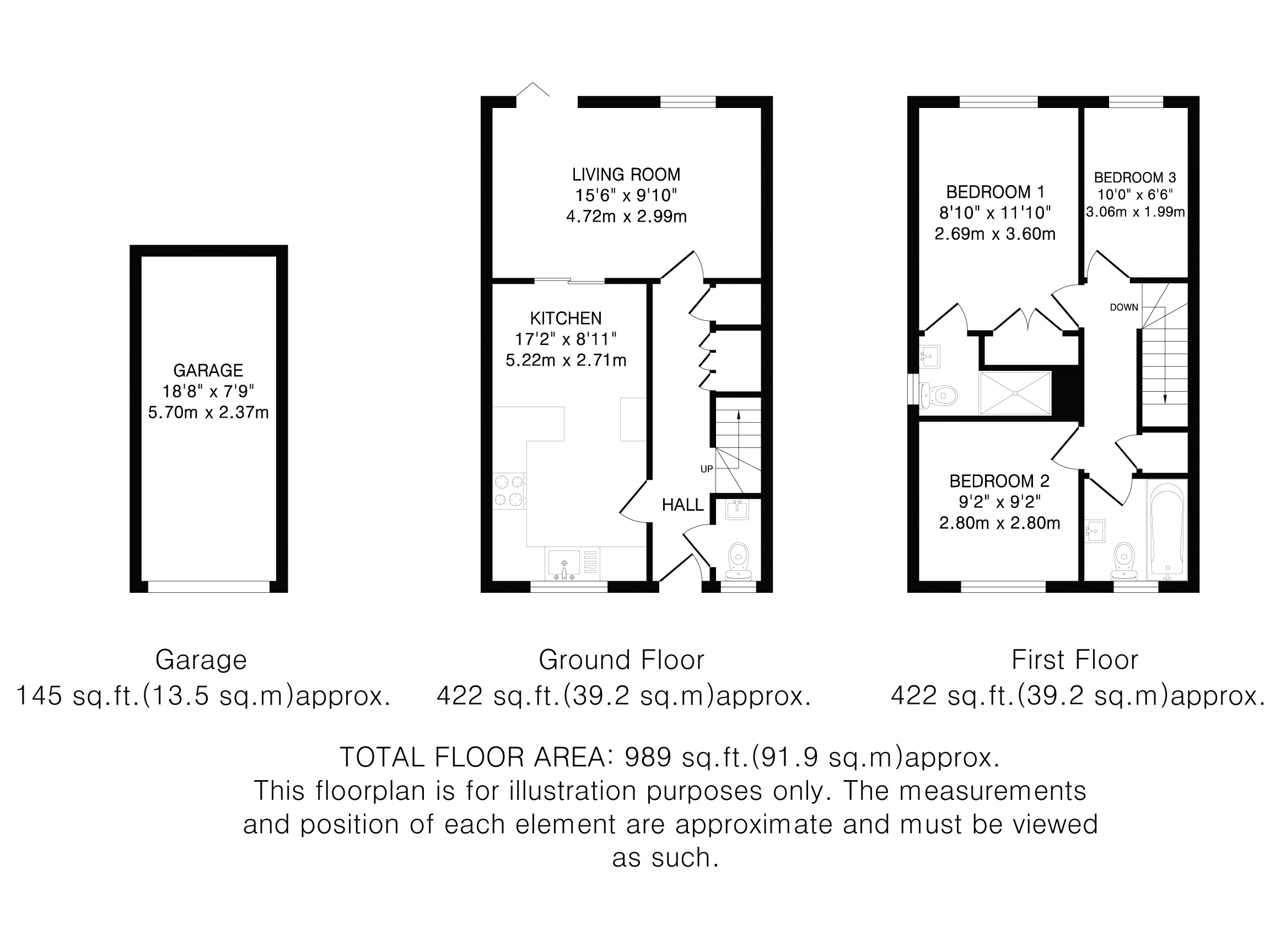 26, Stirling Way, Hertfordshire floorplan