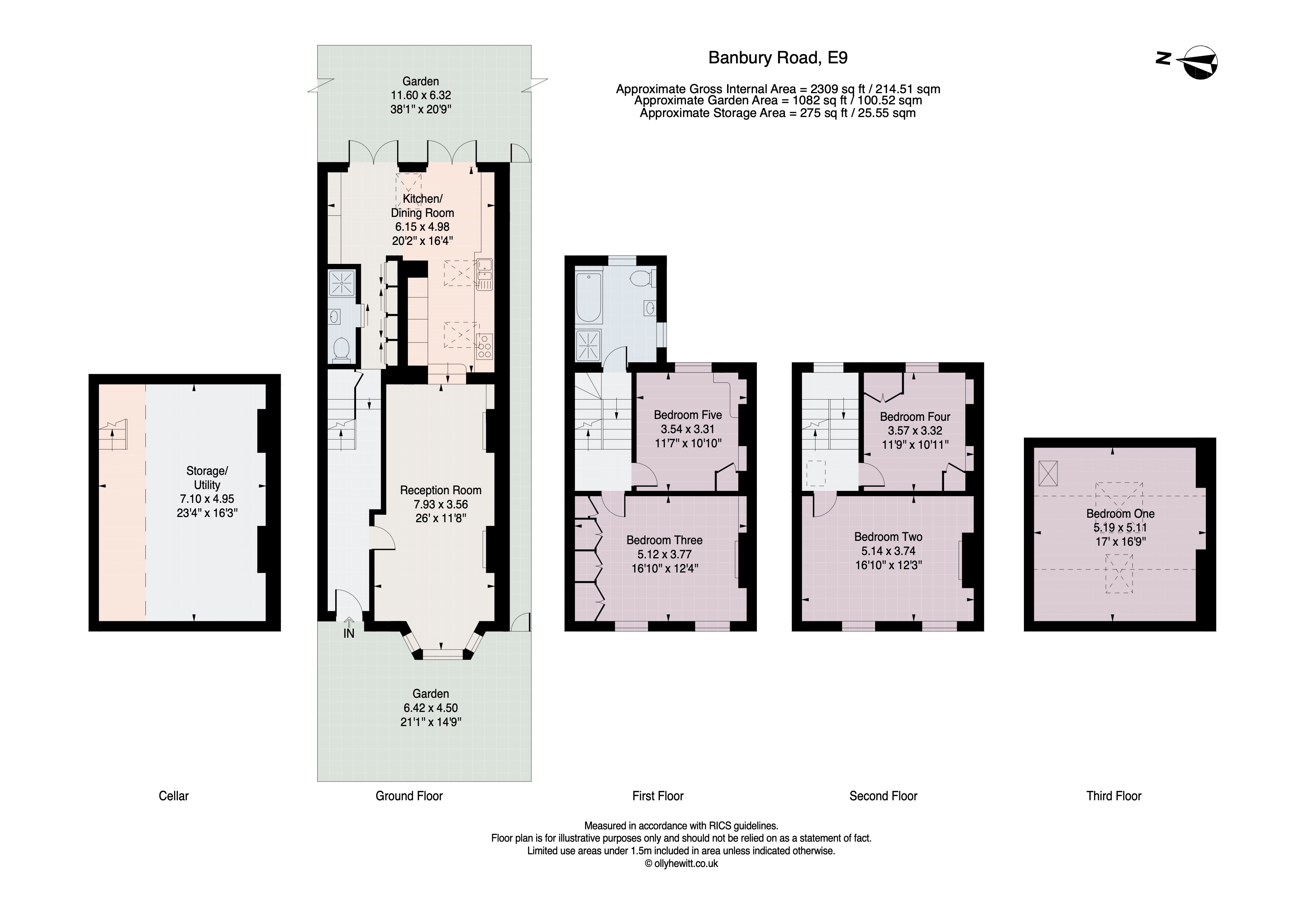 2, Banbury Road, London floorplan