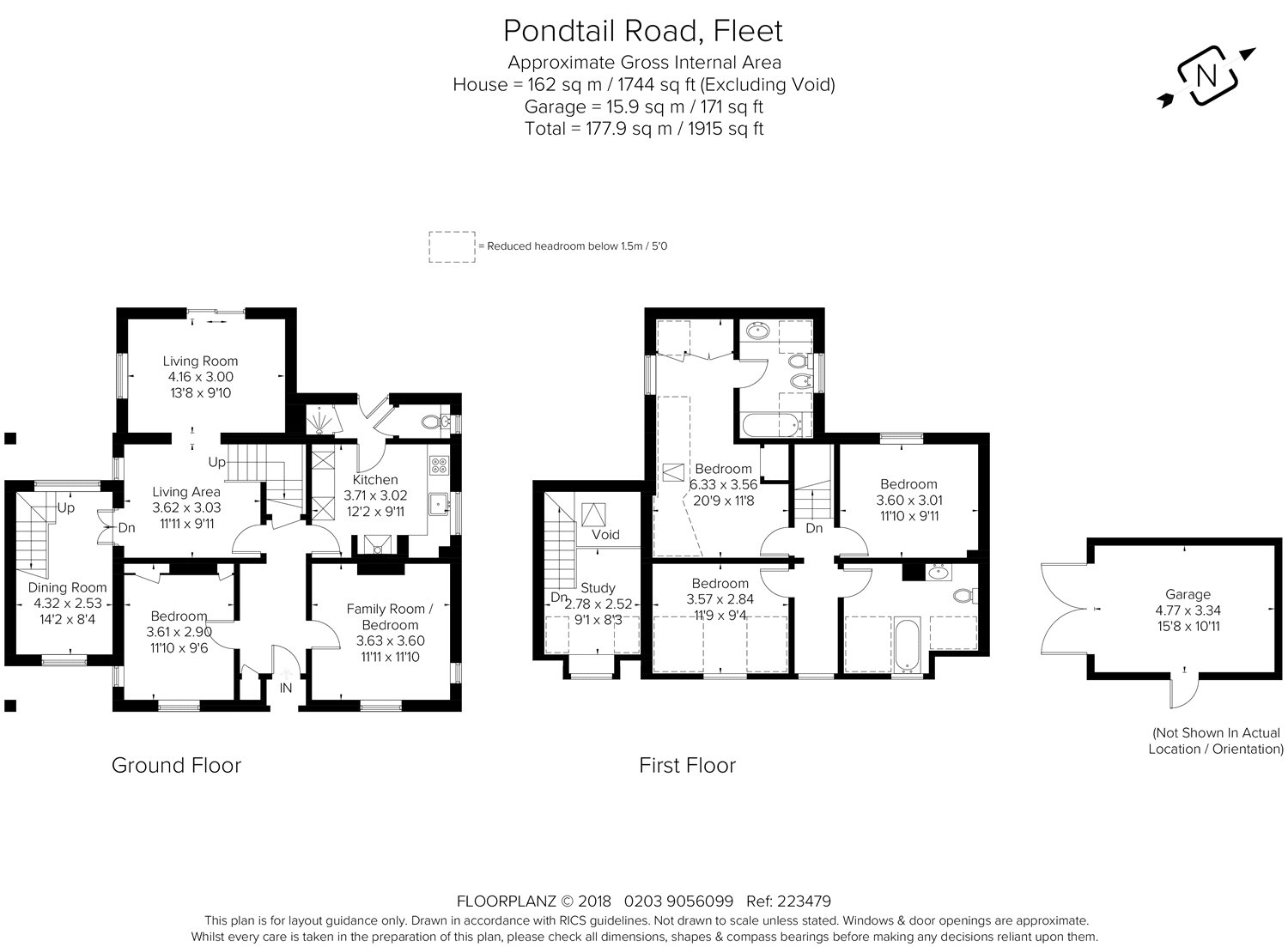 5 Bedrooms Detached house for sale in Pondtail Road, Fleet, Hampshire GU51