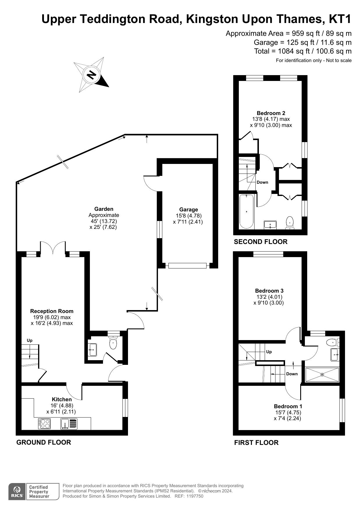 8 The Maples, Upper Teddington Road, Hampton Wick floorplan