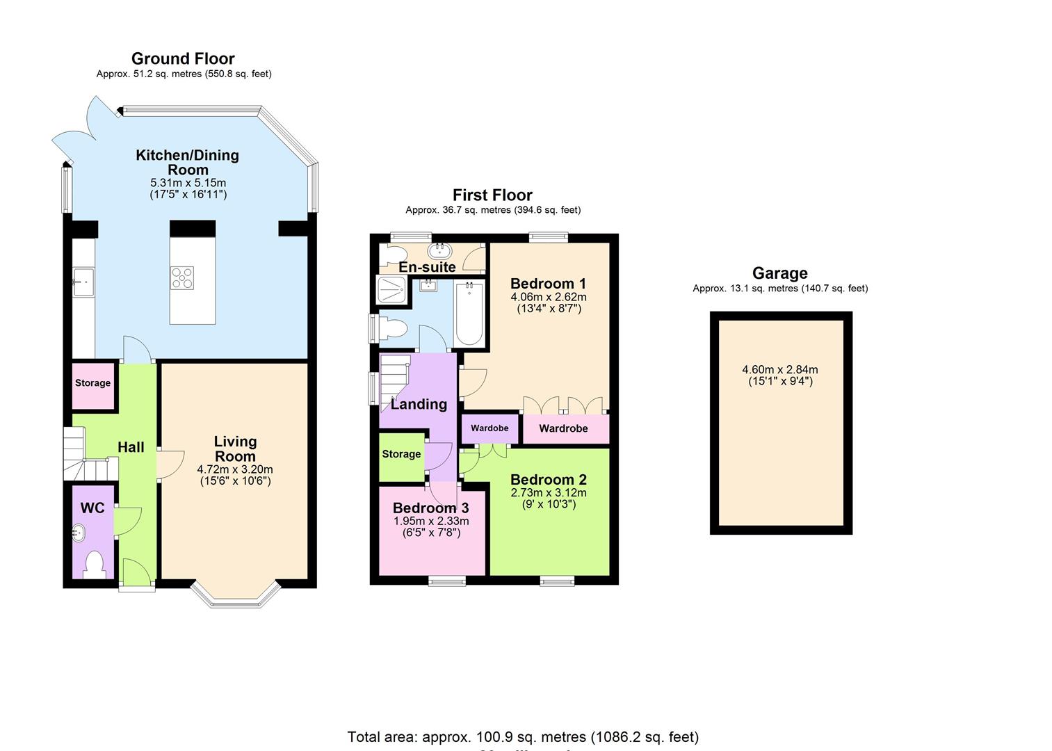 3 Bedrooms Semi-detached house for sale in Sturla Close, Hertford SG14
