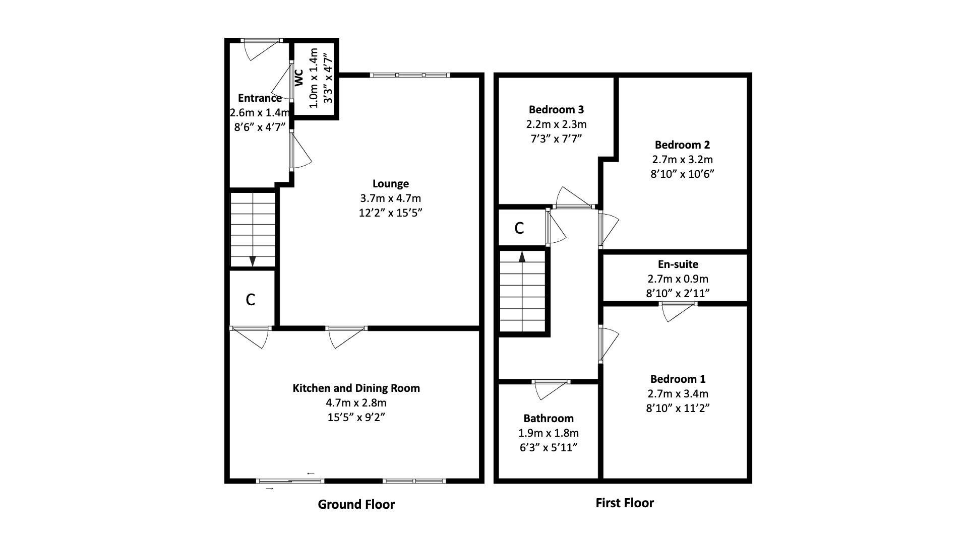14, Kildrummy Drive, Glasgow floorplan
