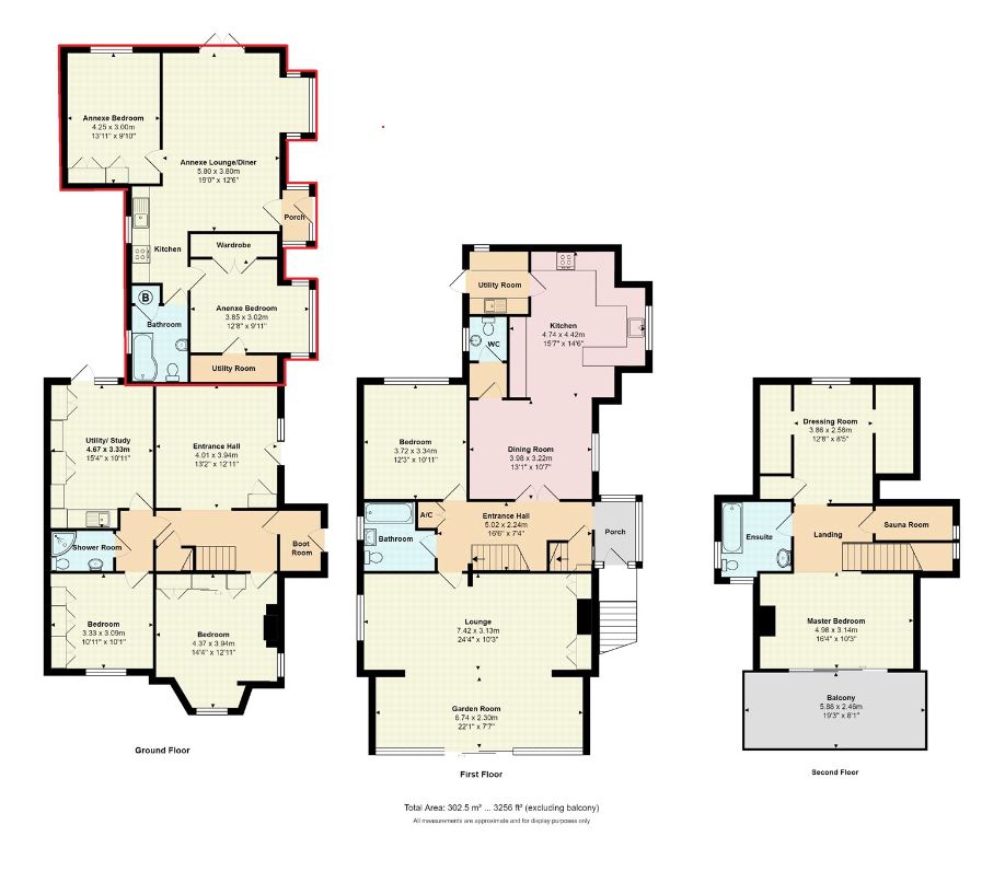 Mimosa, 11, Whitecliff Road, Poole floorplan