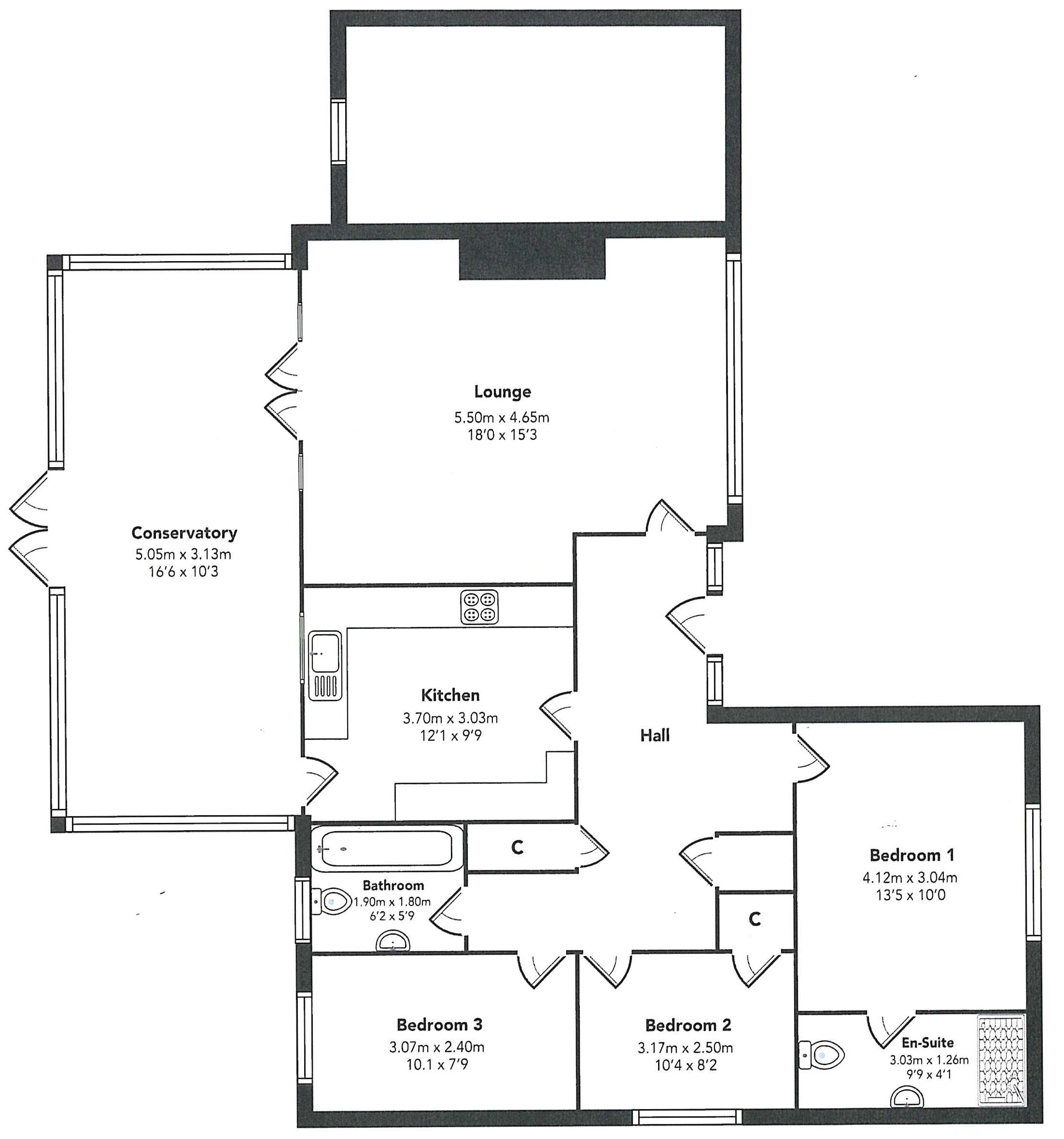 2, Penkiln Court, Minnigaff, Newton Stewart floorplan