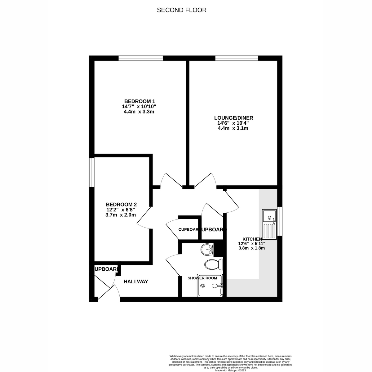 Park Road, Worthing BN11, 2 bedroom flat for sale 65201453
