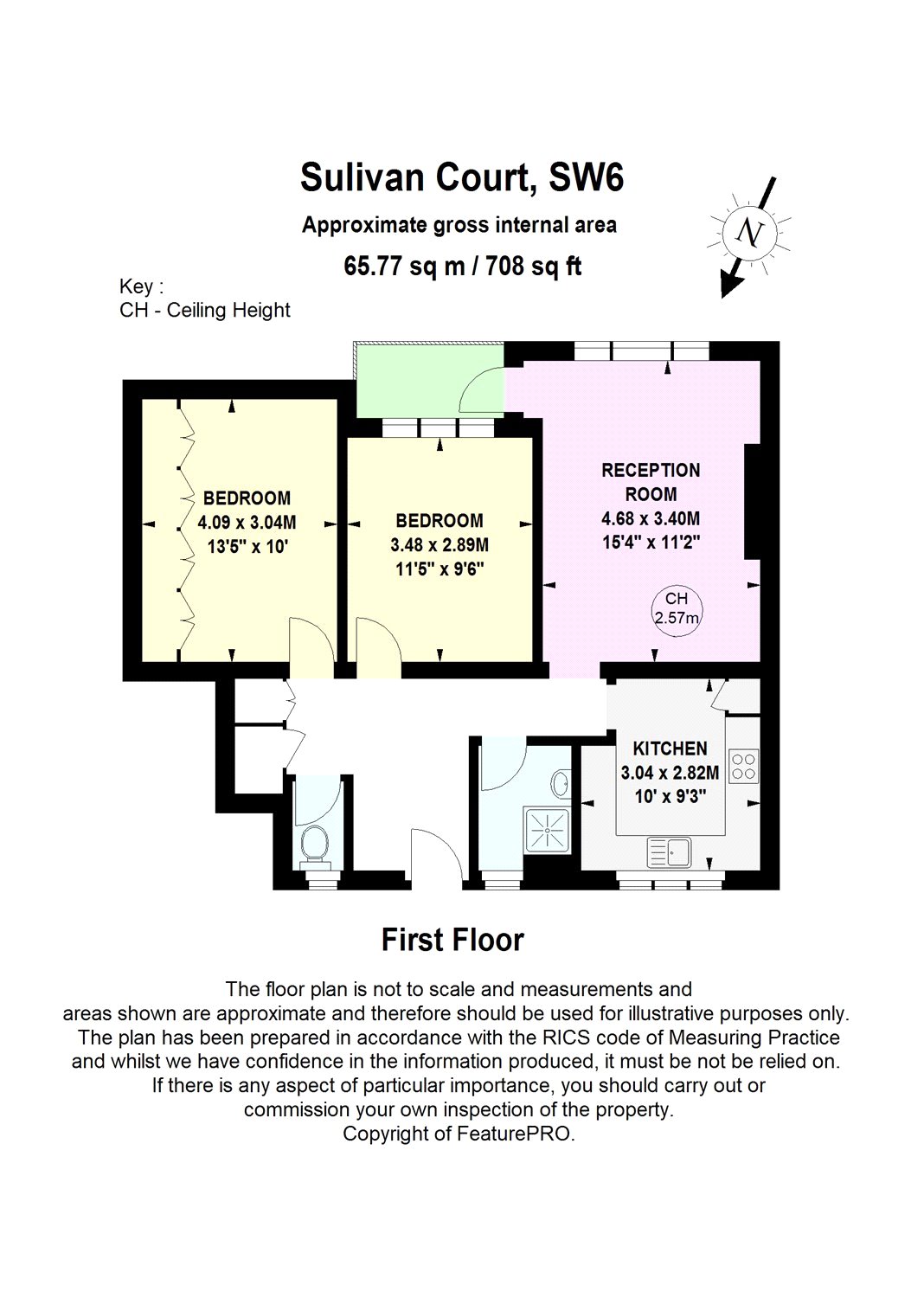 2 Bedrooms Flat to rent in Sulivan Court, Peterborough Road, London SW6