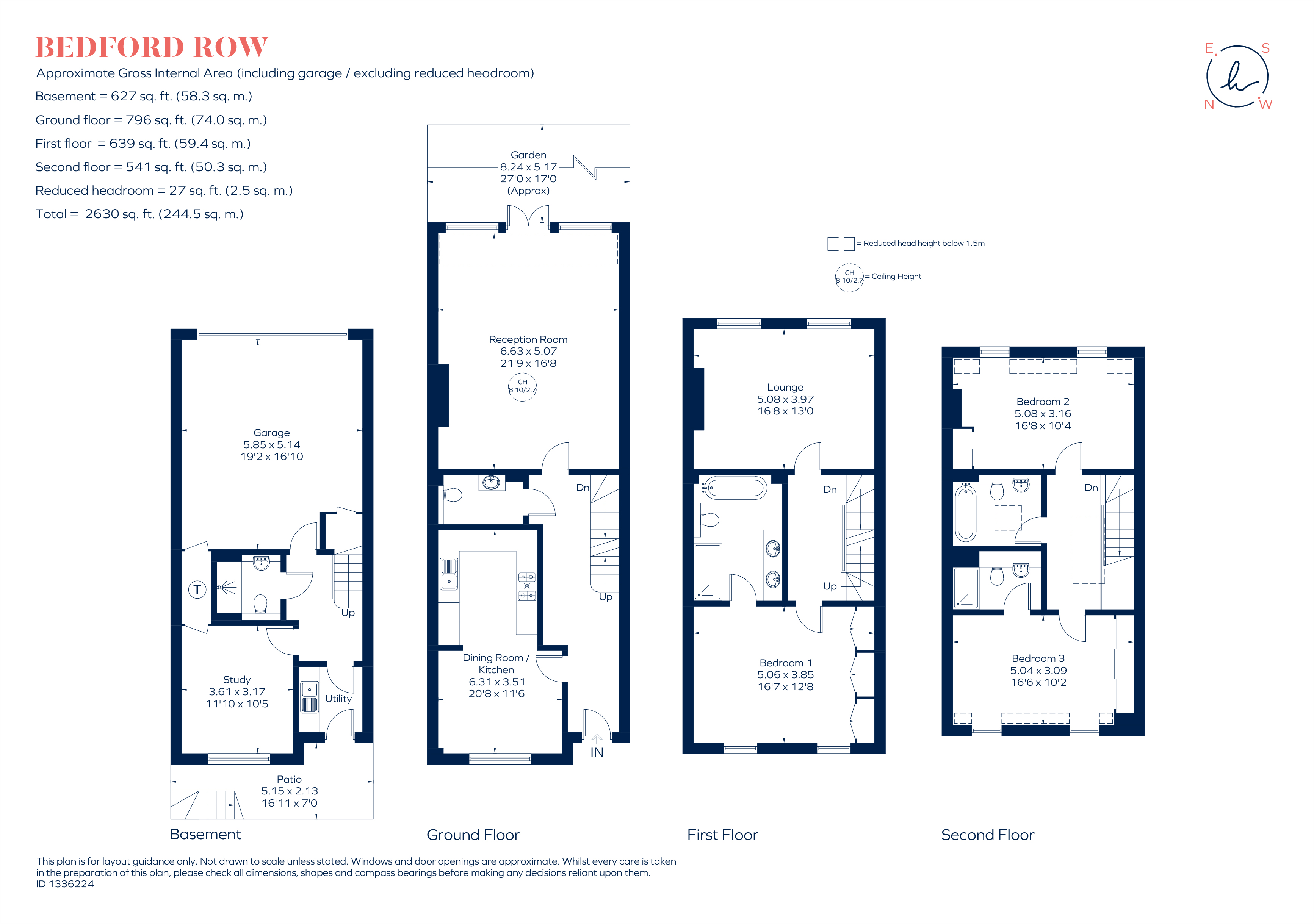 2, Bedford Row, London floorplan