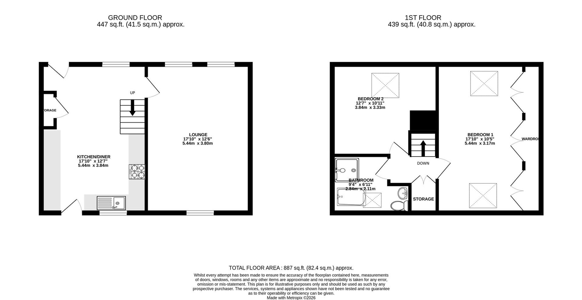 3 The Barn Hagg Hill, Chesterfield floorplan