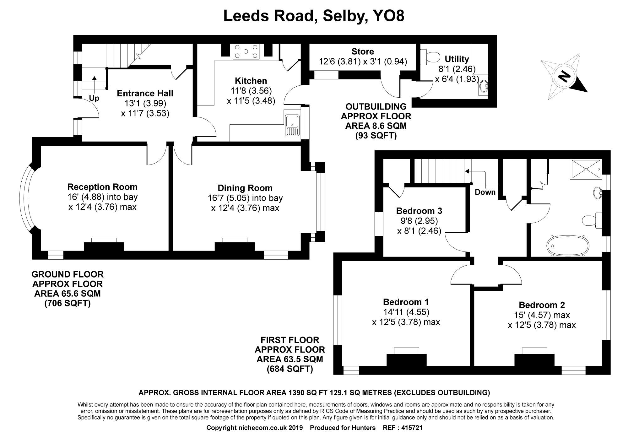 3 Bedrooms Semi-detached house for sale in Leeds Road, Selby YO8