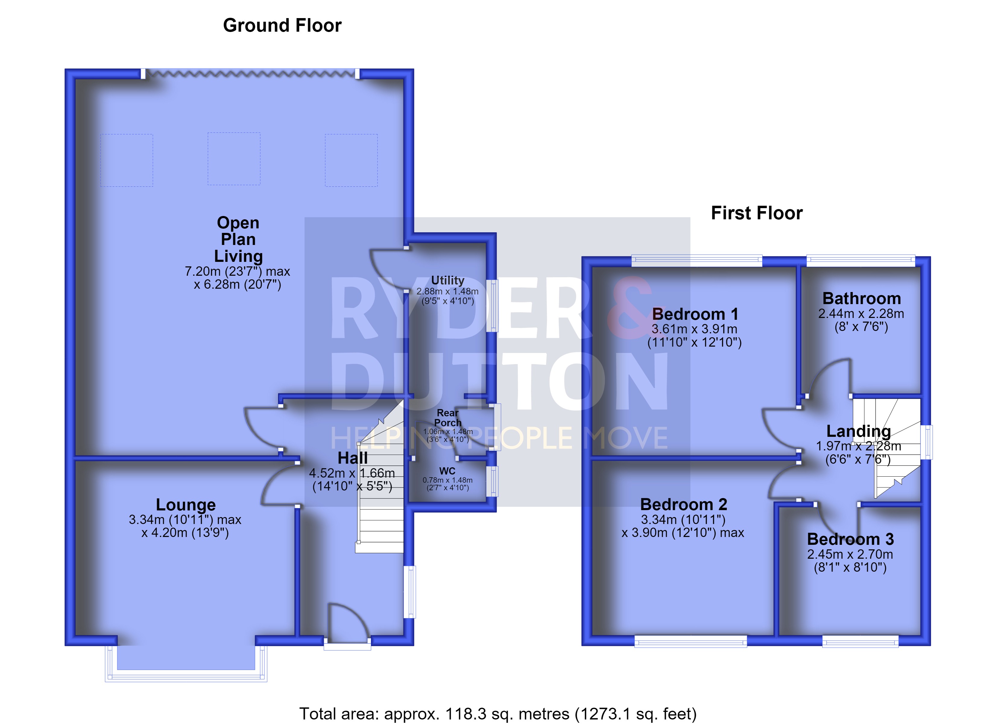 Brinkburn, 87, Shaw Road, Rochdale floorplan