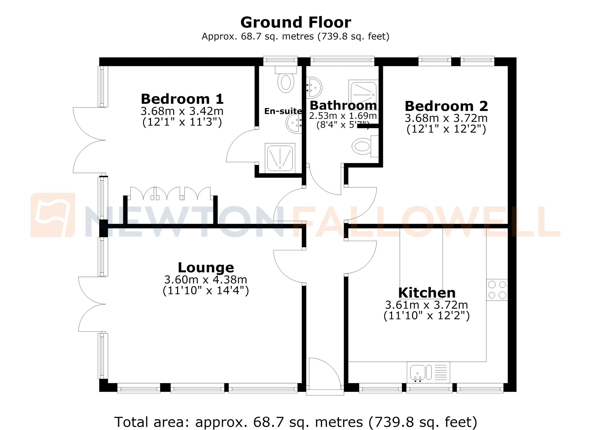 1 Trinity Square Hospital Road, Retford floorplan