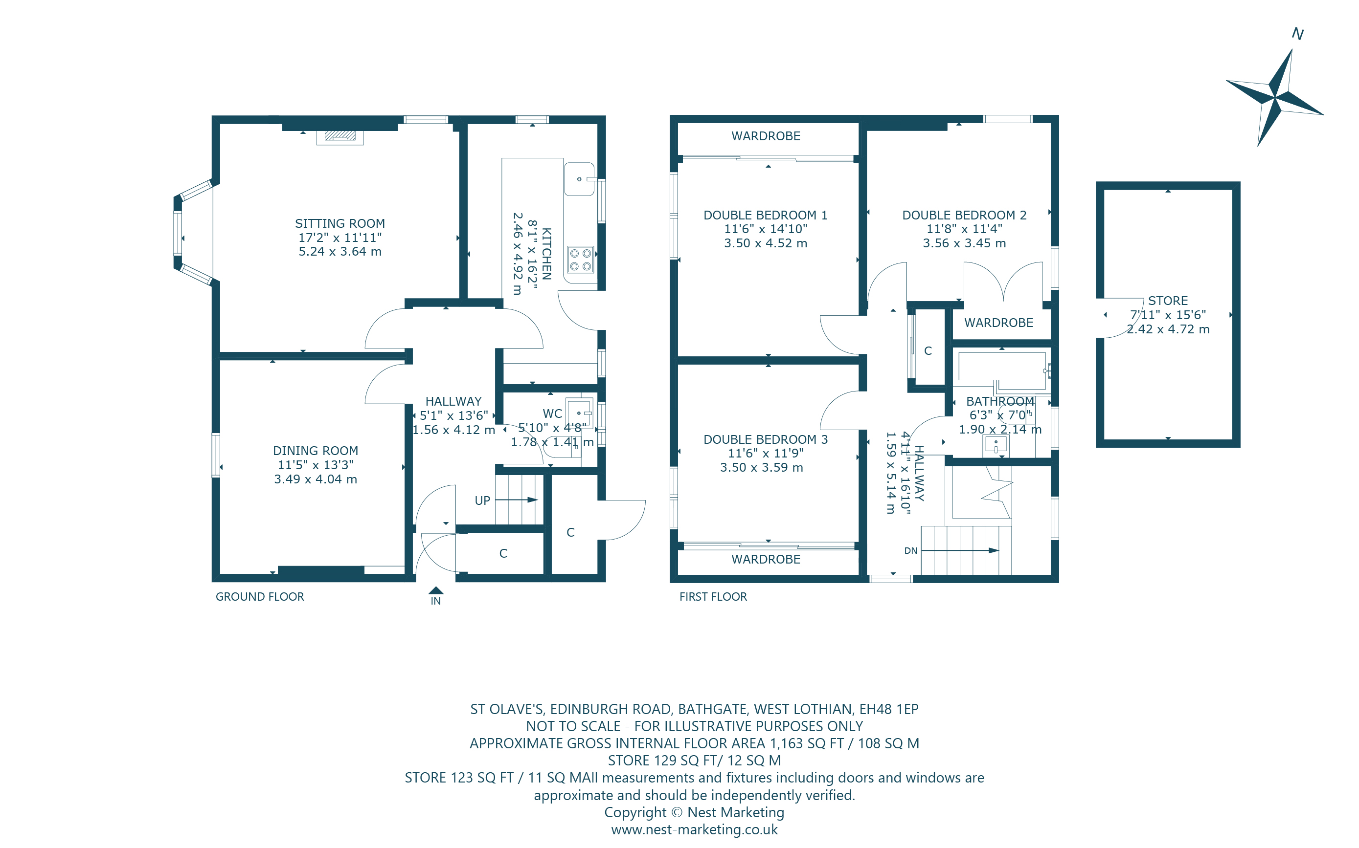 St Olave's, Edinburgh Road, Bathgate floorplan