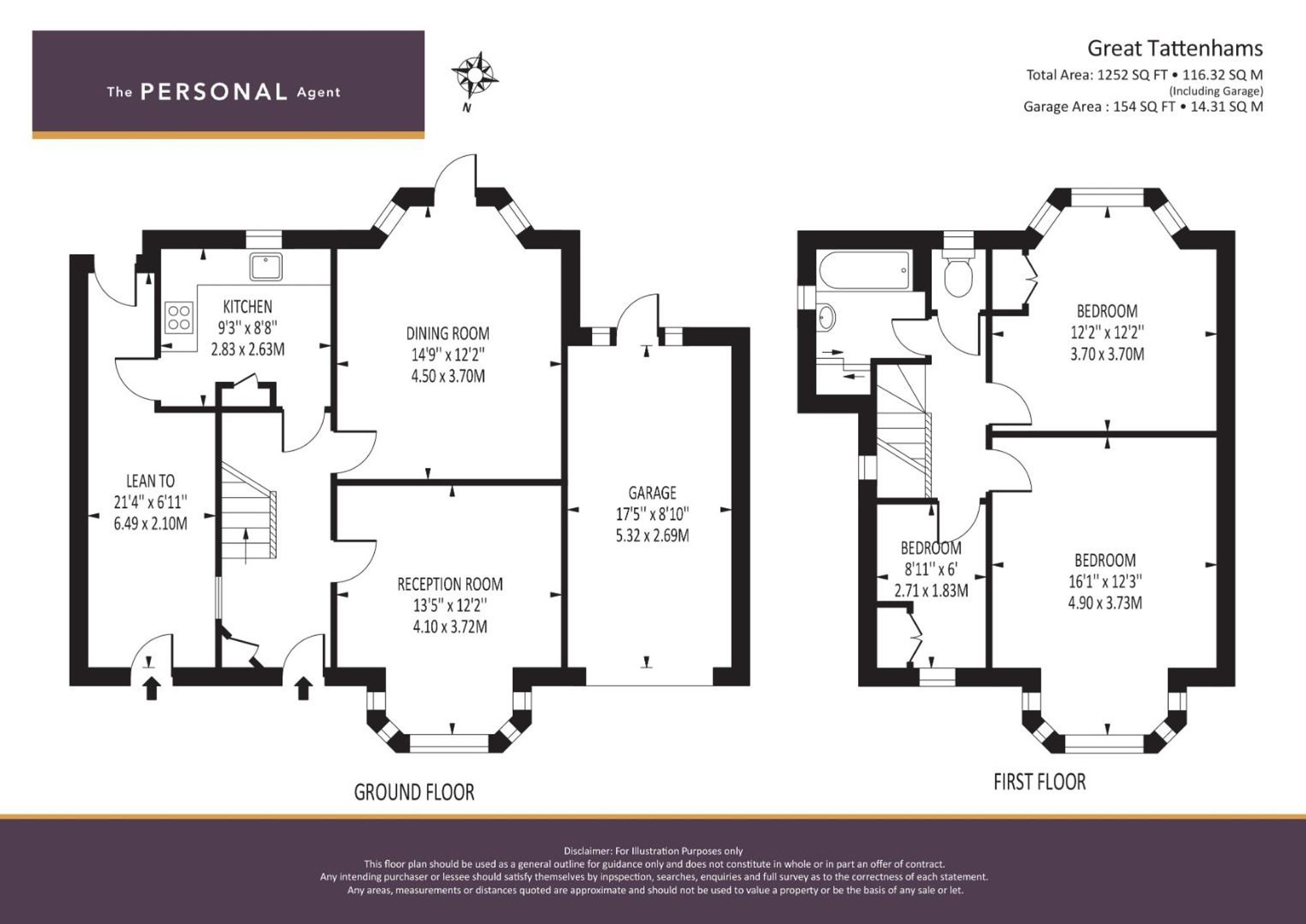 105, Great Tattenhams, Epsom floorplan