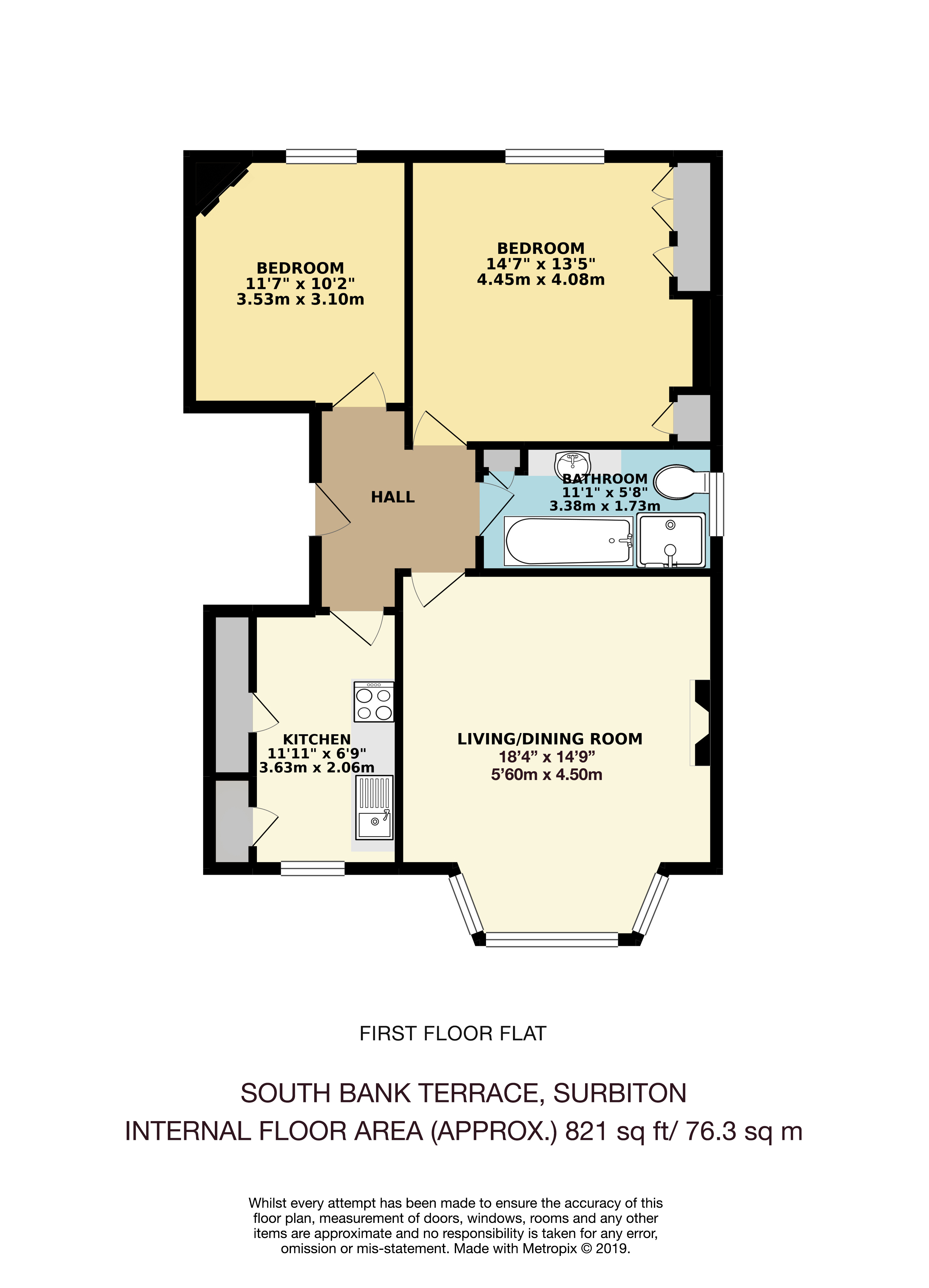 South Bank Terrace Surbiton Kt6 2 Bedroom Flat For Sale