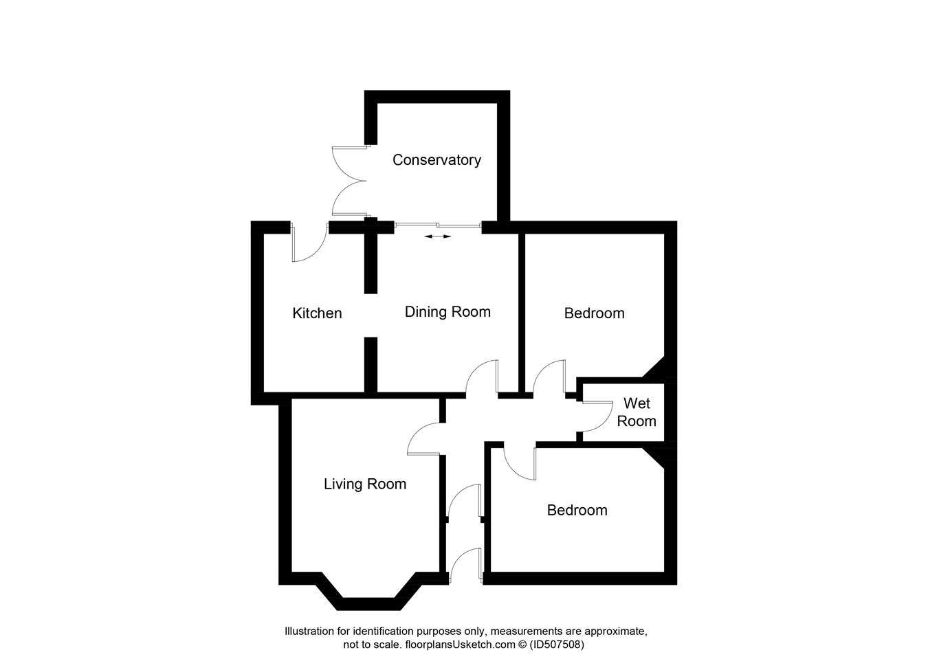 2 Bedrooms Detached bungalow for sale in Broomhill Avenue, Burntisland, Fife KY3