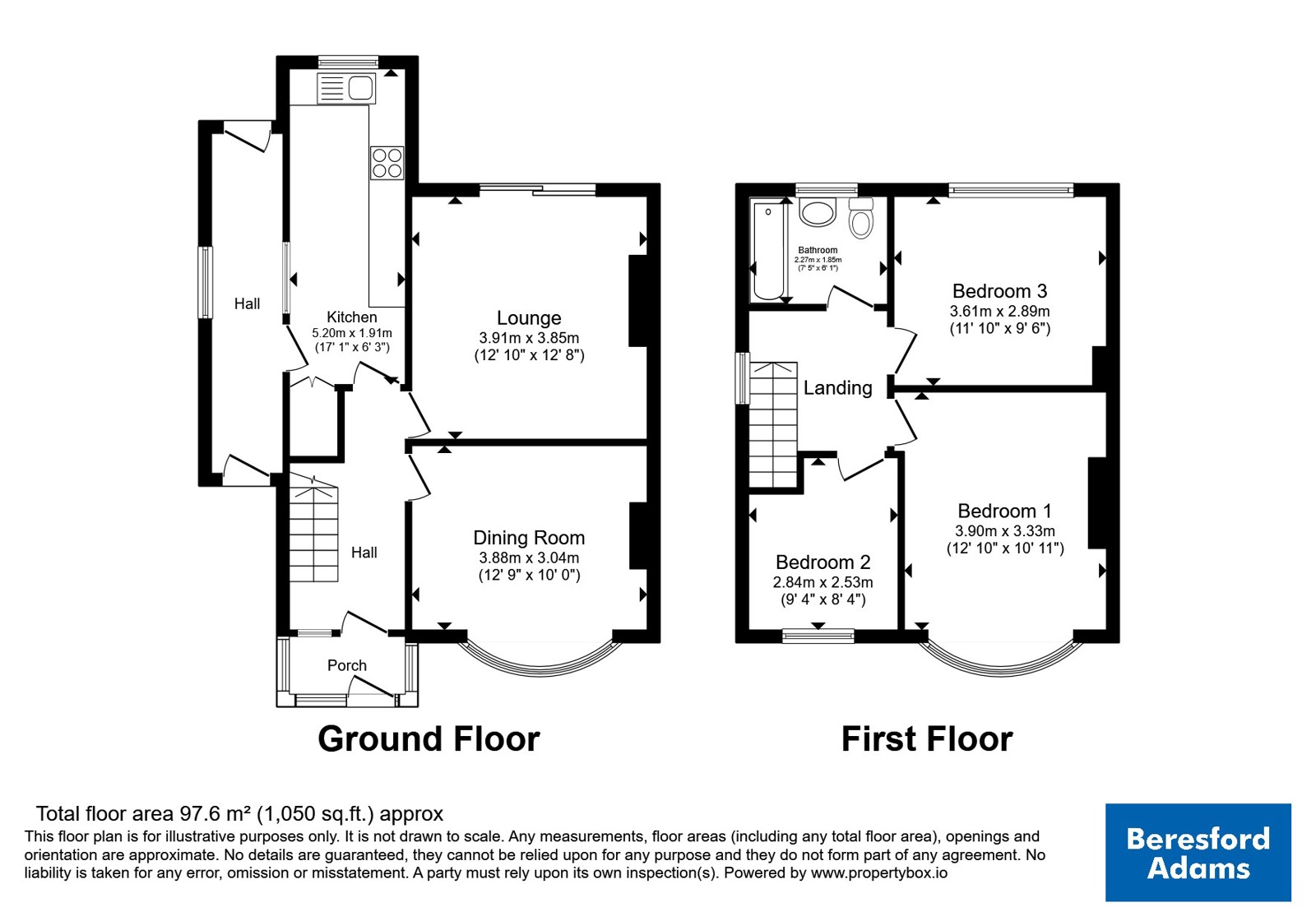 28, Marine View, Colwyn Bay floorplan