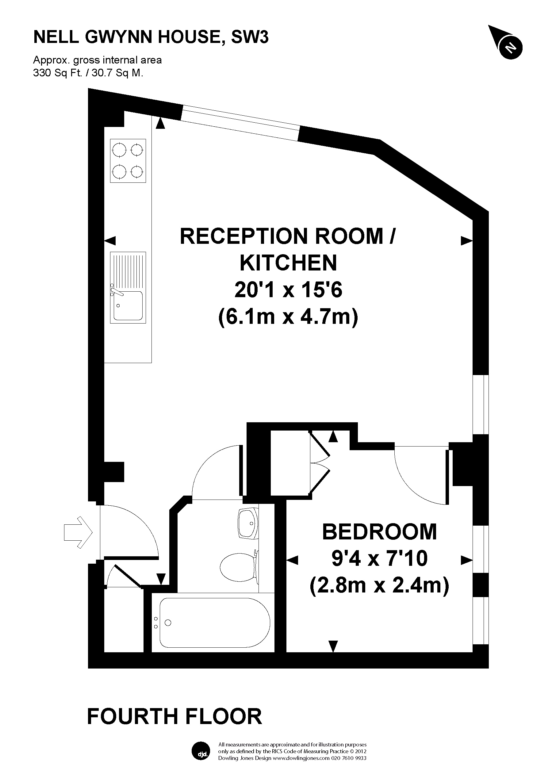 1 Bedrooms Flat to rent in Sloane Avenue, Chelsea SW3