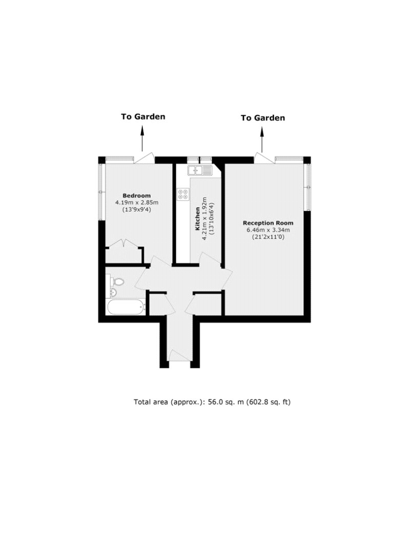 Flat 3, Lethaby House,, Rubens Place, London floorplan