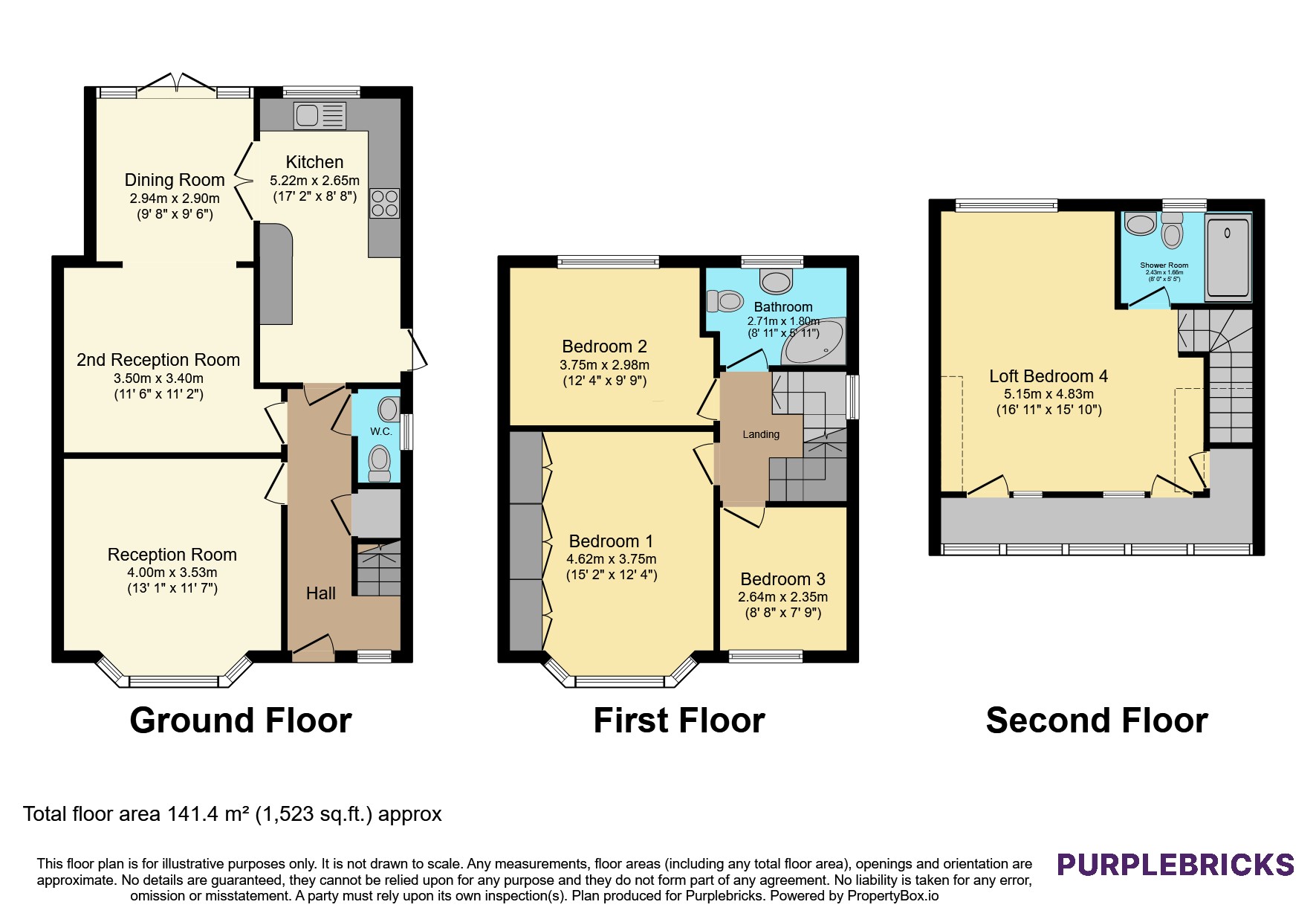 10, Rochdale Road, London floorplan