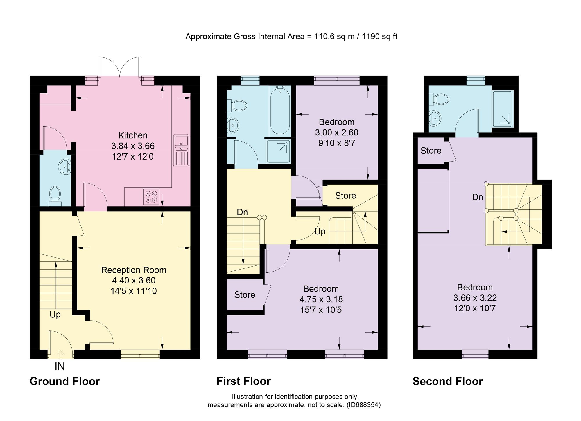 4 Skylark Road, Cheltenham floorplan