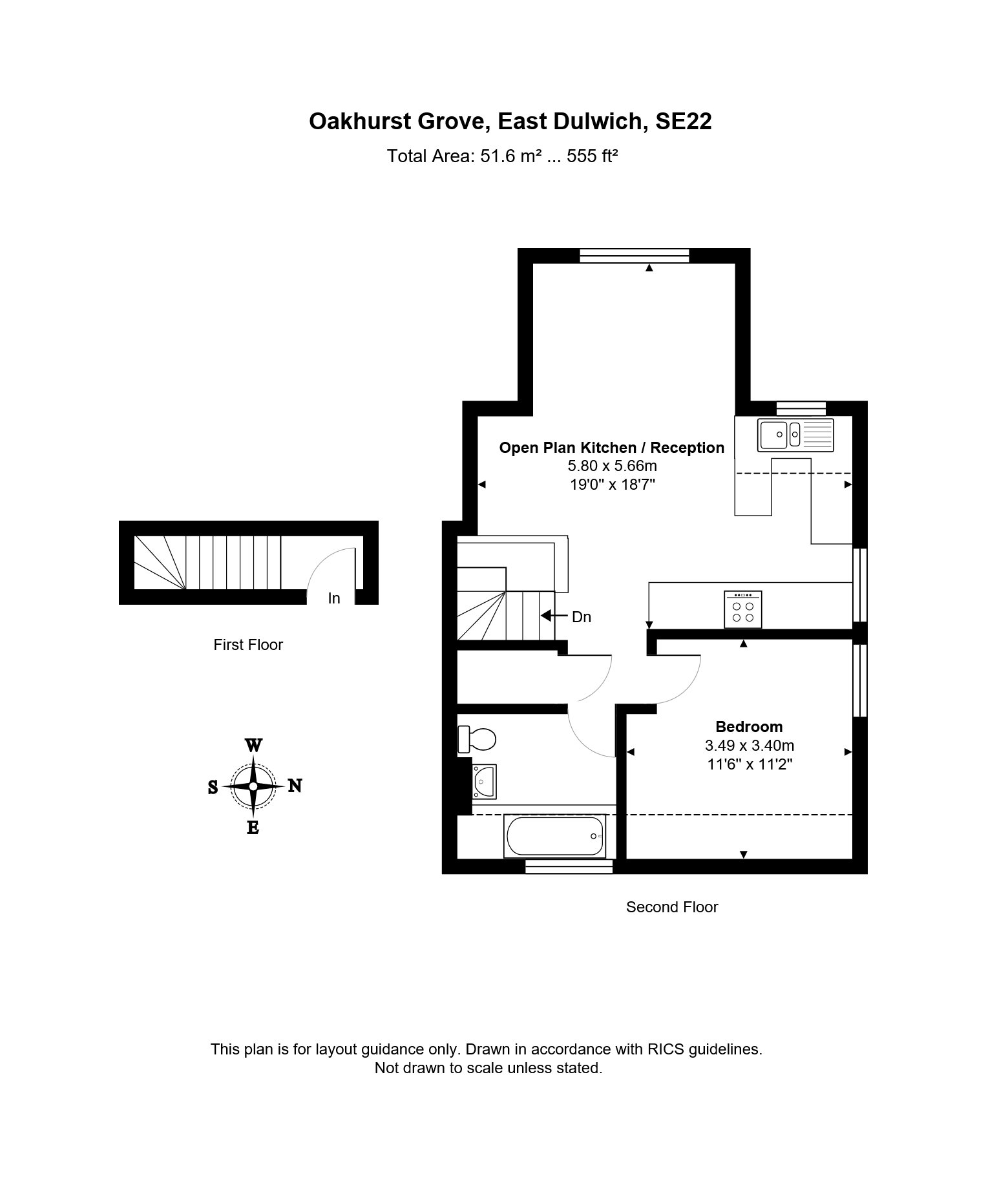 1 Bedrooms Flat for sale in Oakhurst Grove, East Dulwich, London SE22