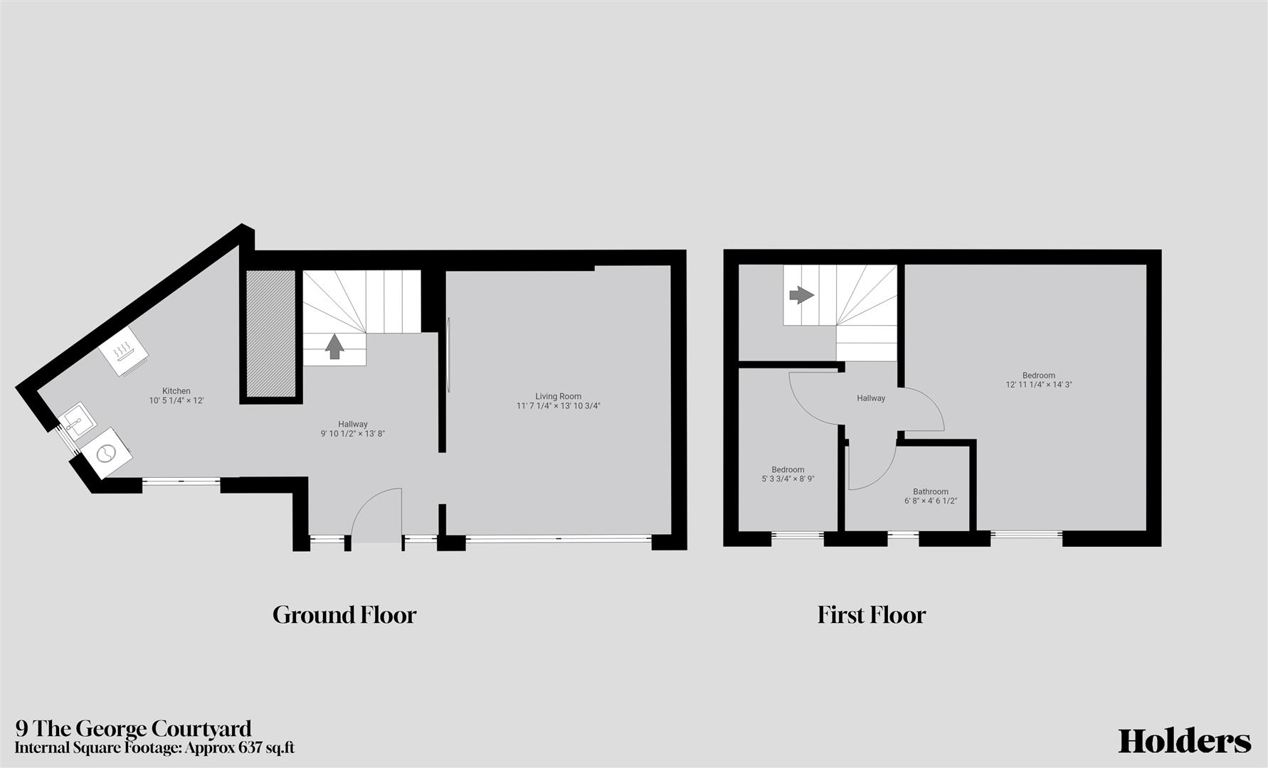 9 The George Courtyard, Market Place, Loughborough floorplan