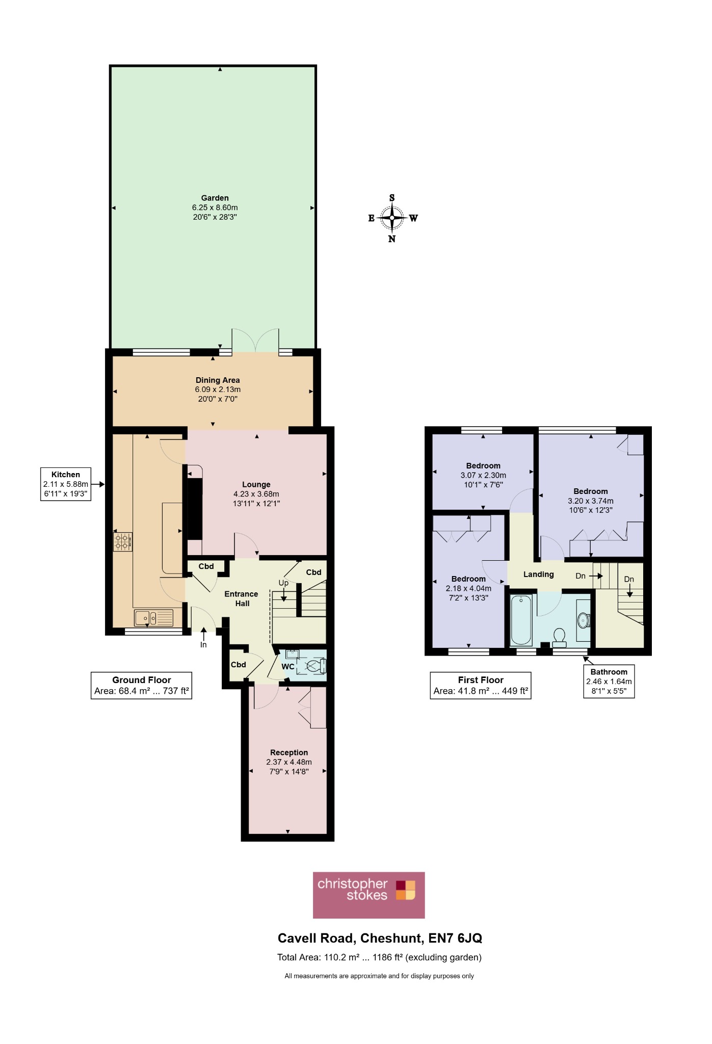 43 Cavell Road, Cheshunt, Hertfordshire floorplan