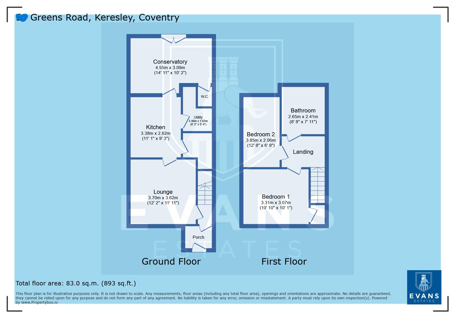 50, Greens Road, Coventry floorplan