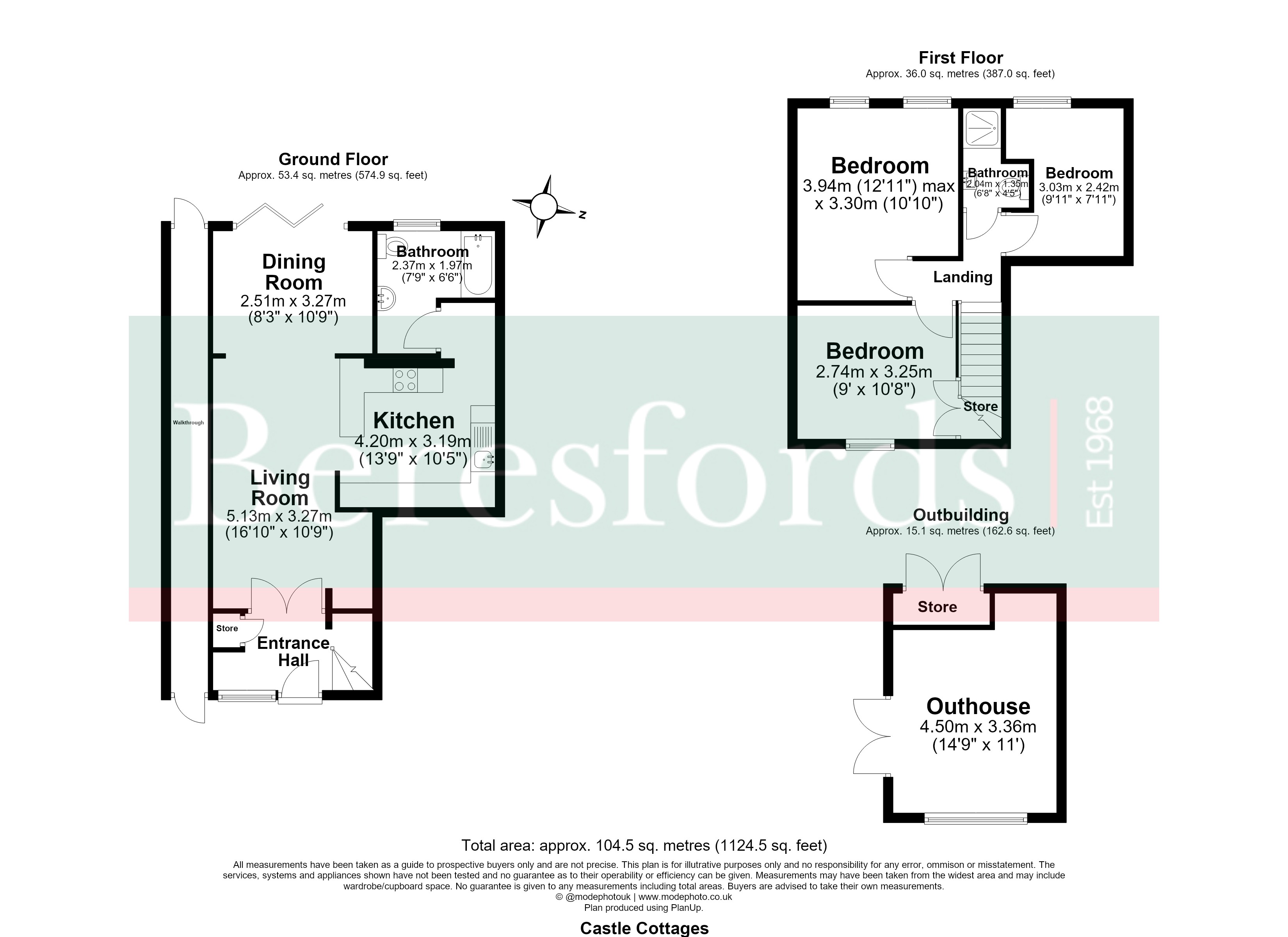 2 Castle Cottages,, Ockendon Road, Upminster floorplan