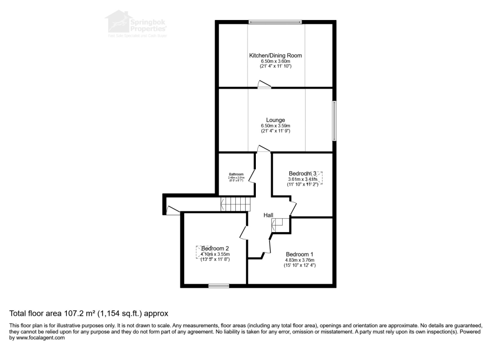 3, Old School House, Salters Lane, Shewsbury floorplan
