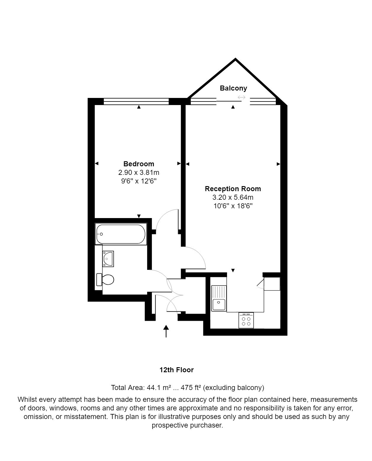 1 Bedrooms  for sale in Neutron Tower, 6 Blackwall Way, London E14